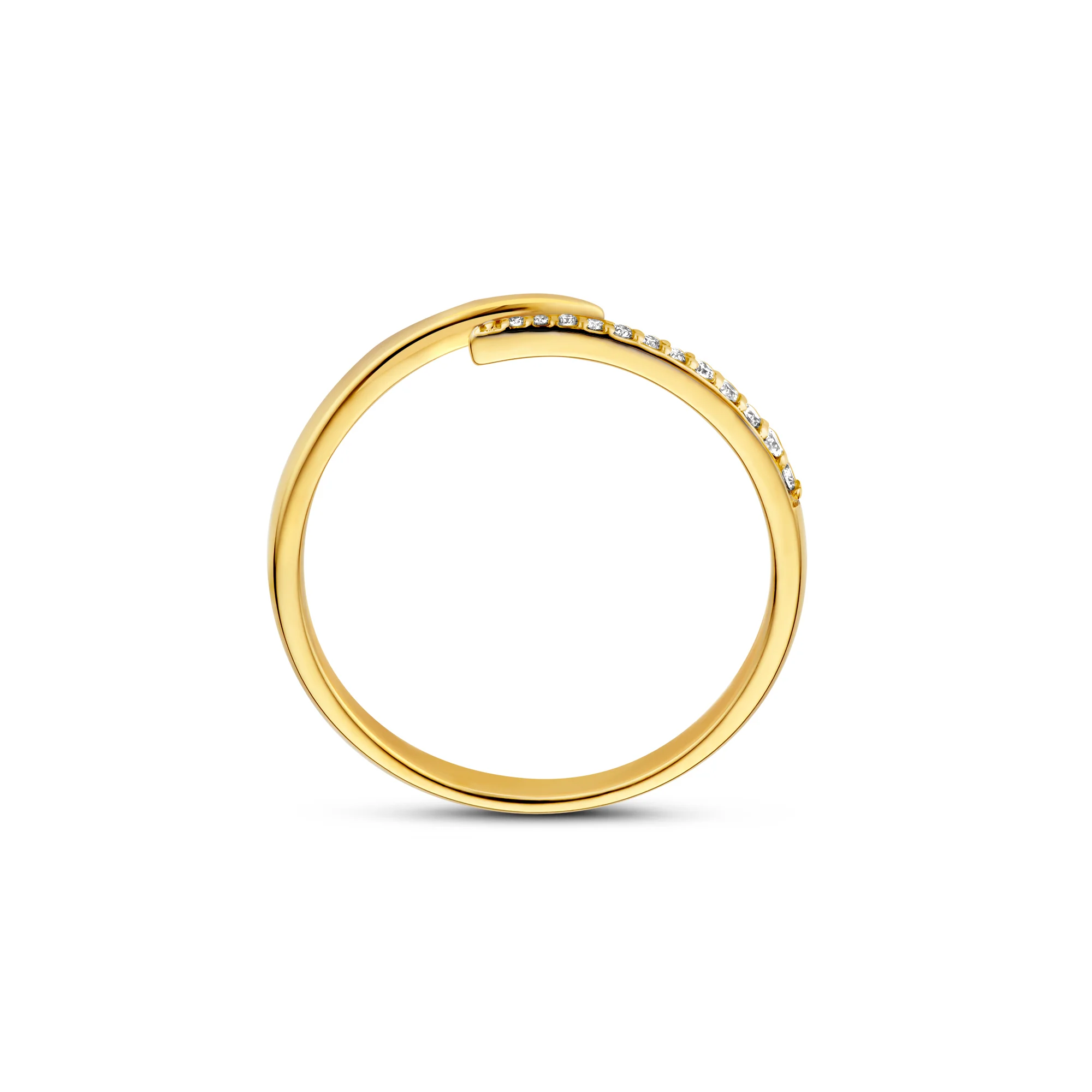 De la Paix Flavie 14 Karat gold ring with diamond 0.08 carat - Image 6