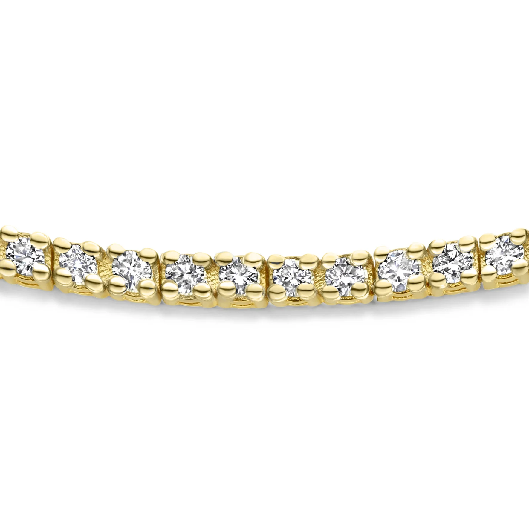 De la Paix Madeline 14 karat gold tennis bracelet with diamond 1.08 ct - Image 7