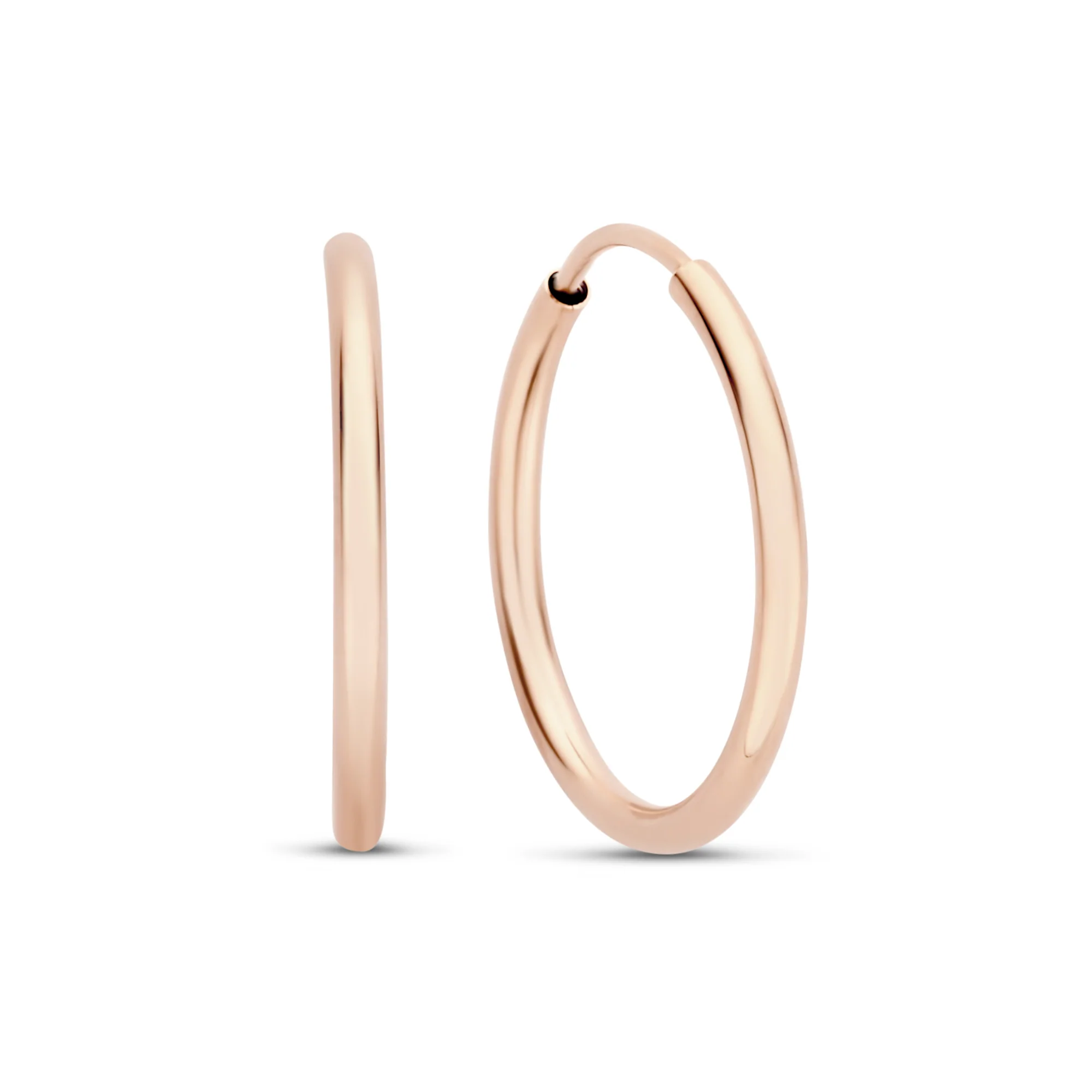 Cadeau d'Isabel 14 karat rose gold earring set - Image 6