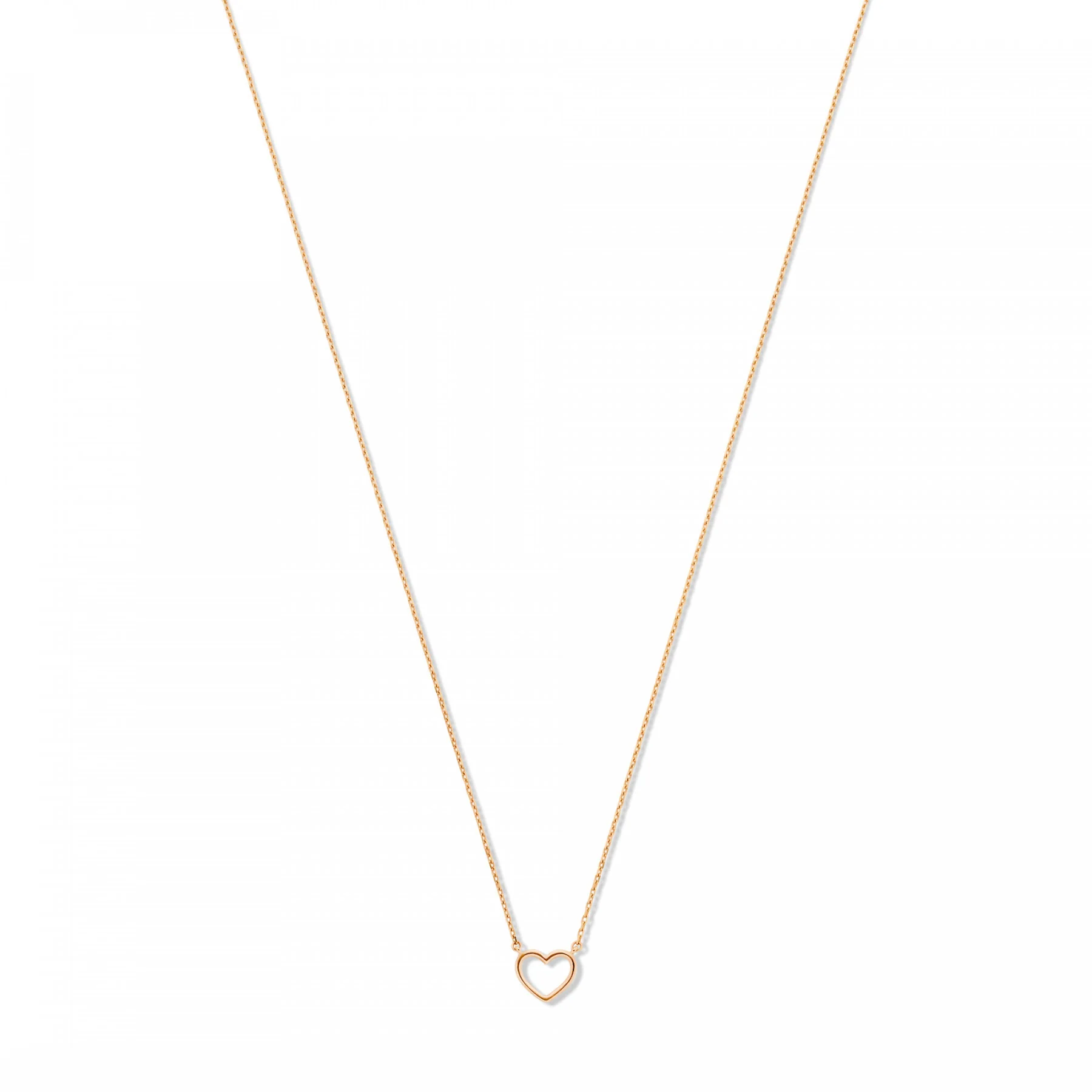La Concorde Amore 14 karat rose gold necklace with heart - Image 6
