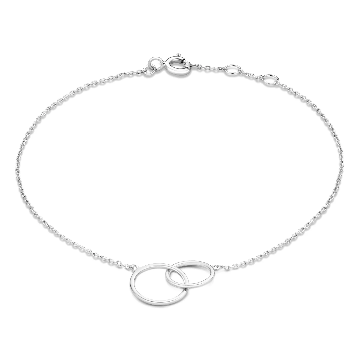 Saint Germain Loulou 14 karat white gold bracelet with rings