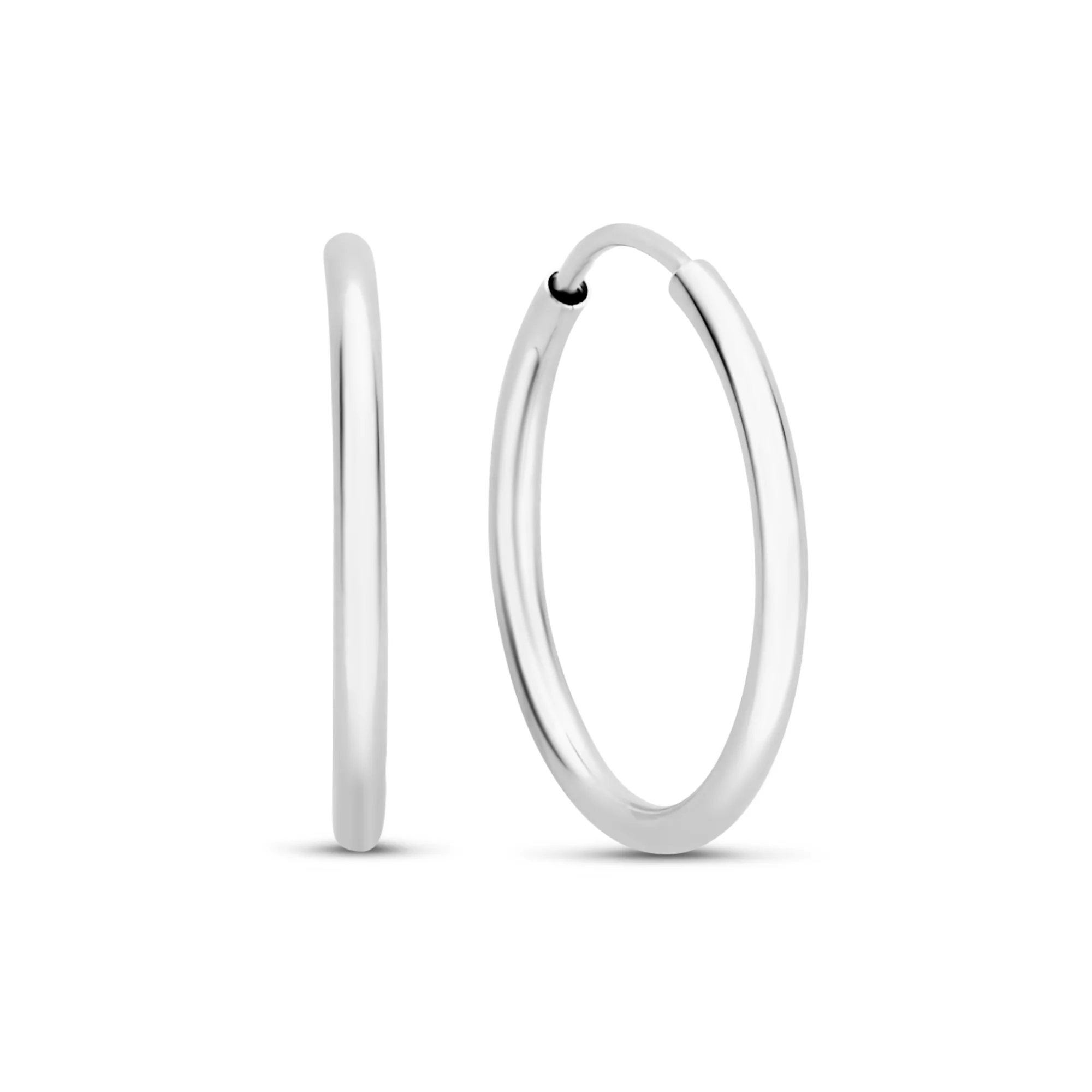 Cadeau d'Isabel 14 karat white gold earring set - Image 6