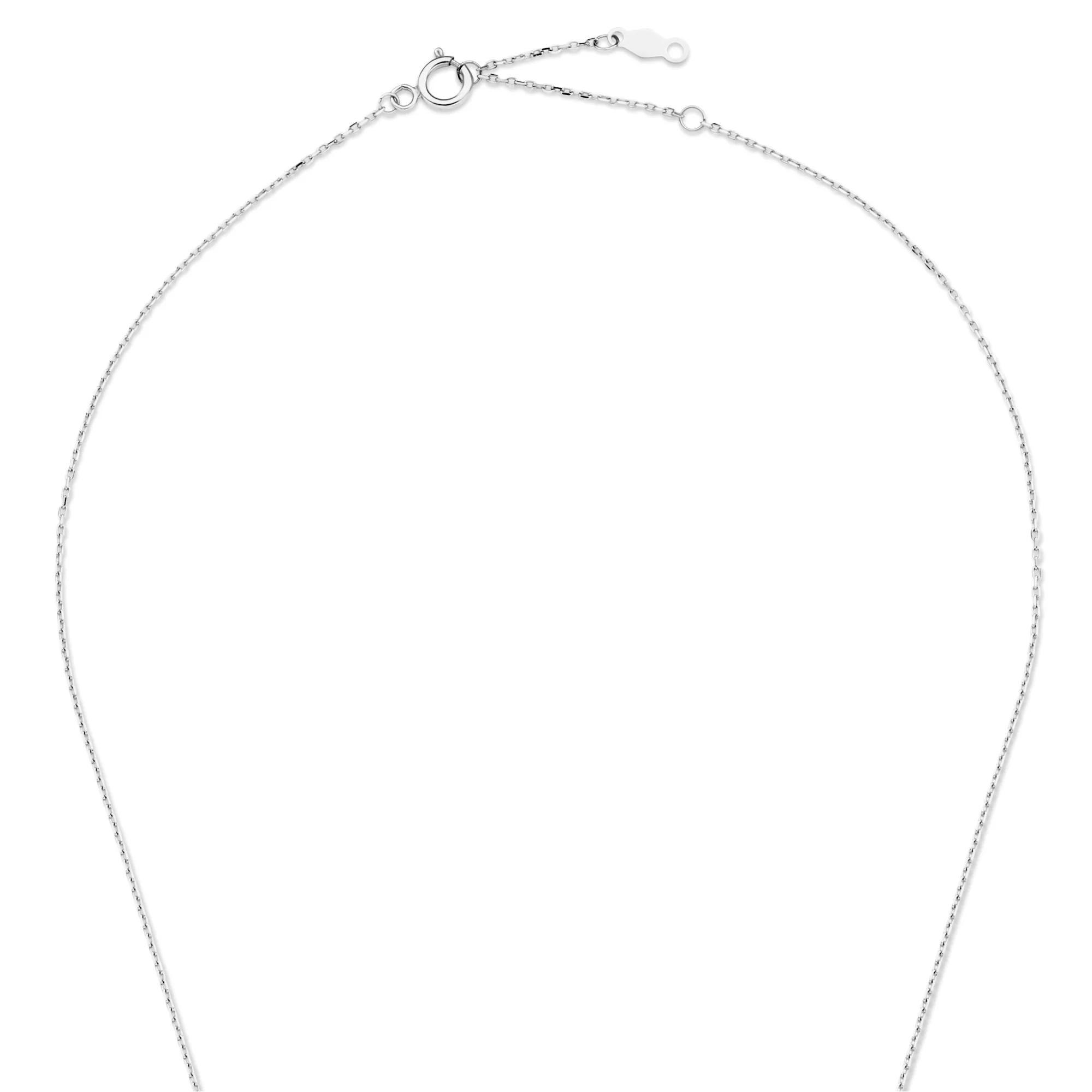Saint Germain Amore 14 karat white gold necklace with heart - Image 7