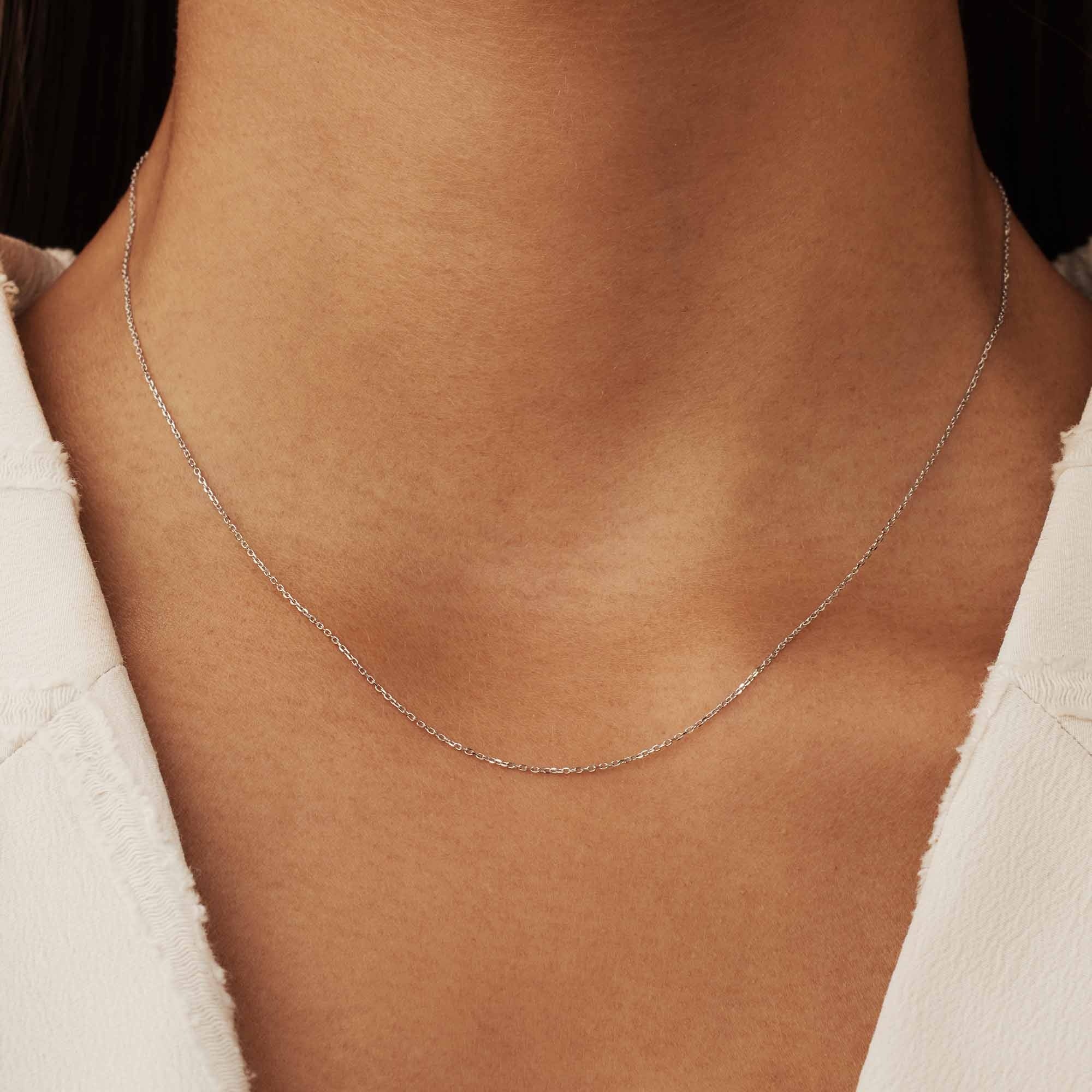 Saint Germain Nicole 14 karat white gold necklace - Image 2