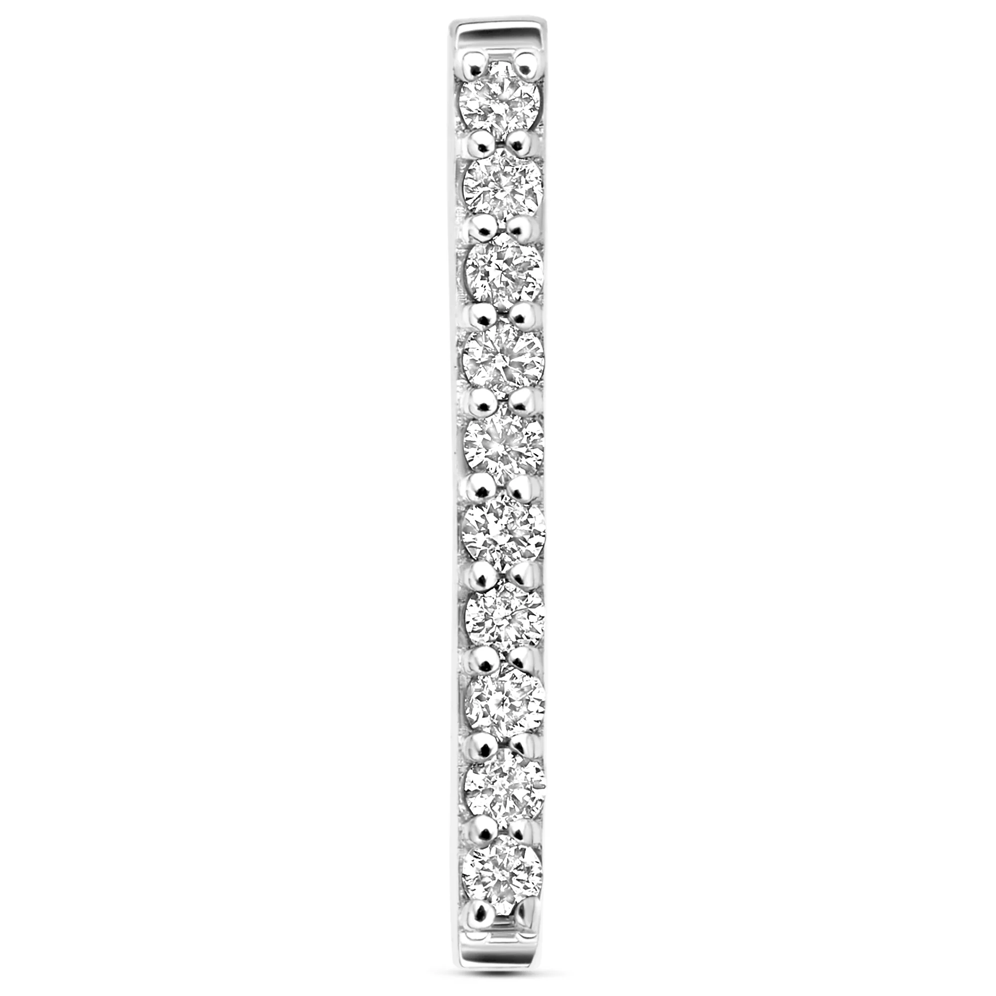 De la Paix Flavie 14 karat gold ear stud with diamond 0.11 carat - Image 5
