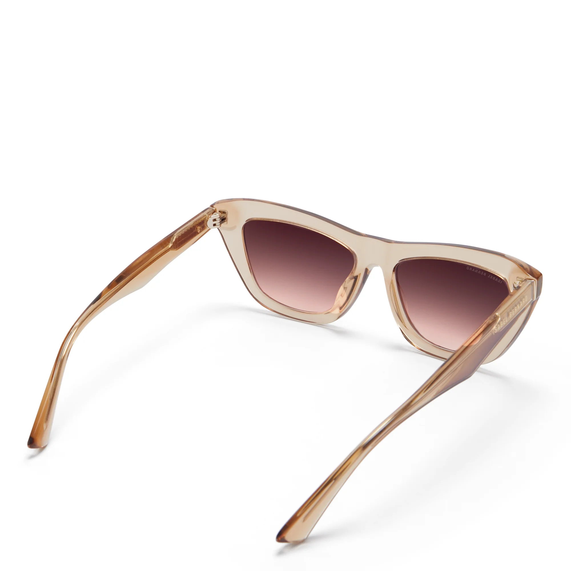 La Villette Roselin transparent beige cat eye sunglasses - Image 6