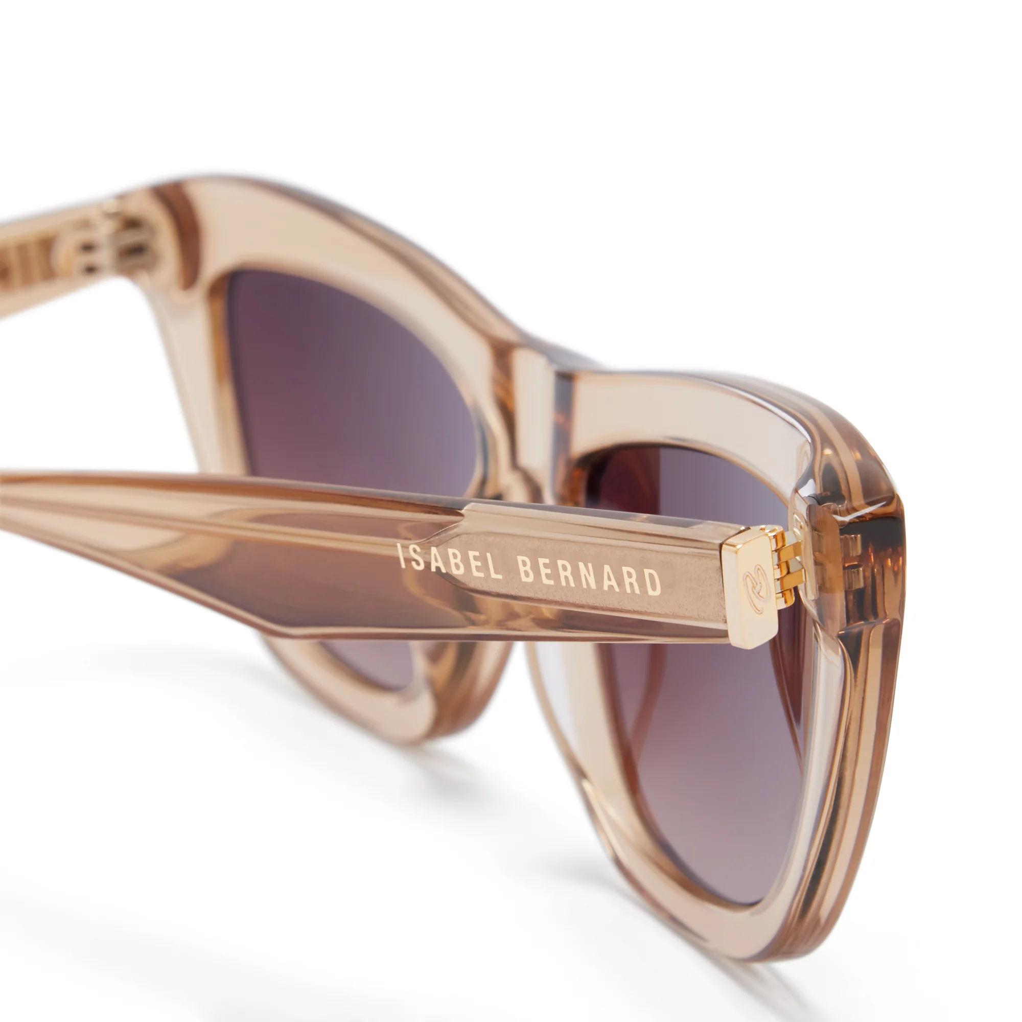 La Villette Roselin transparent beige cat eye sunglasses - Image 7