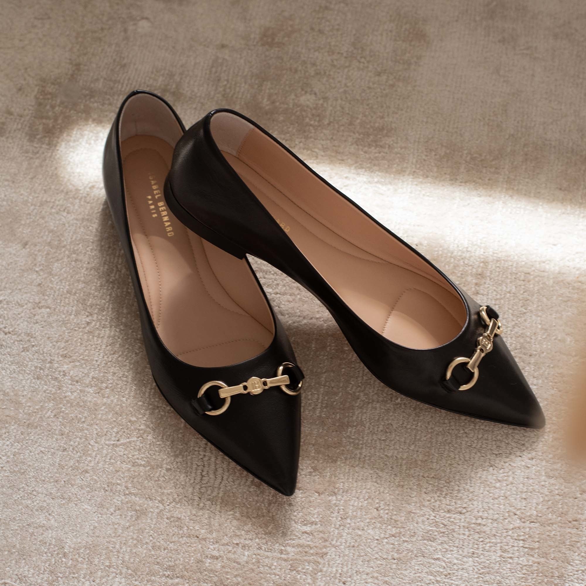 Vendôme Elita black calfskin leather ballerinas - Image 4