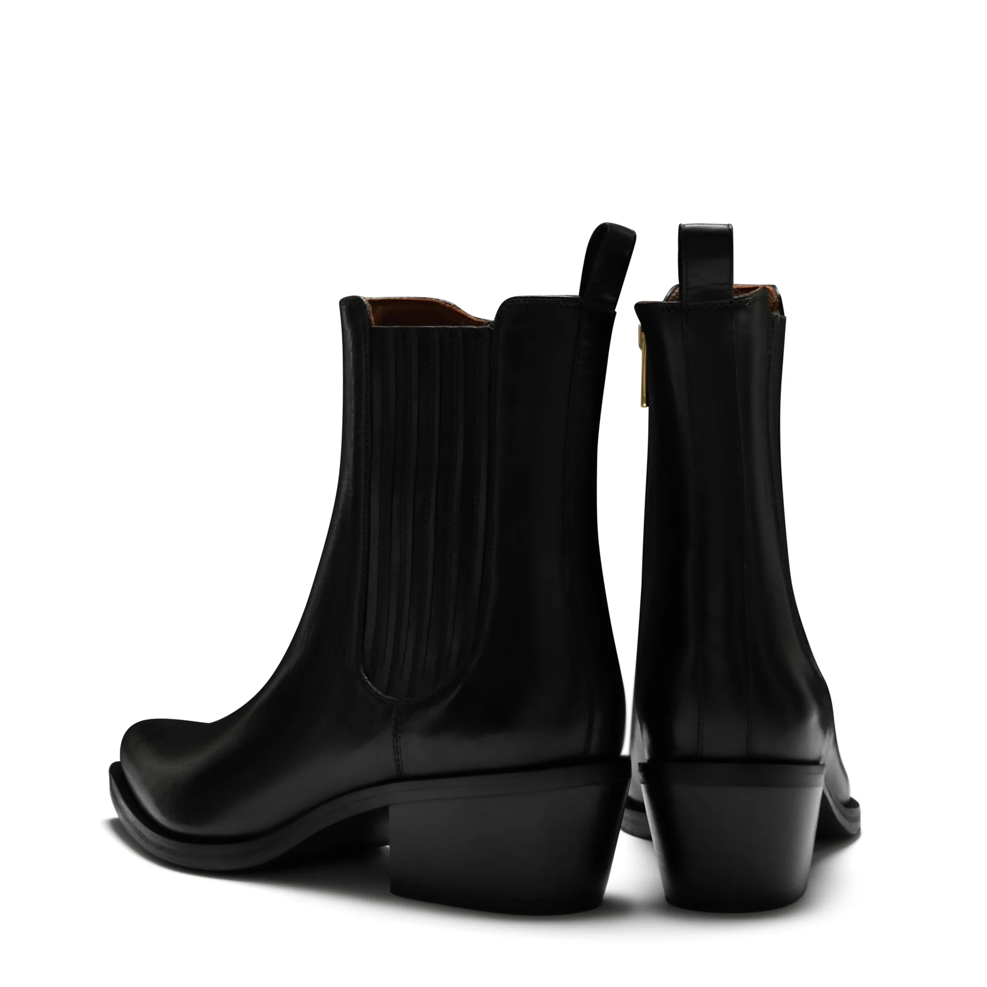 Vendôme Amandine black calfskin leather boots - Image 7