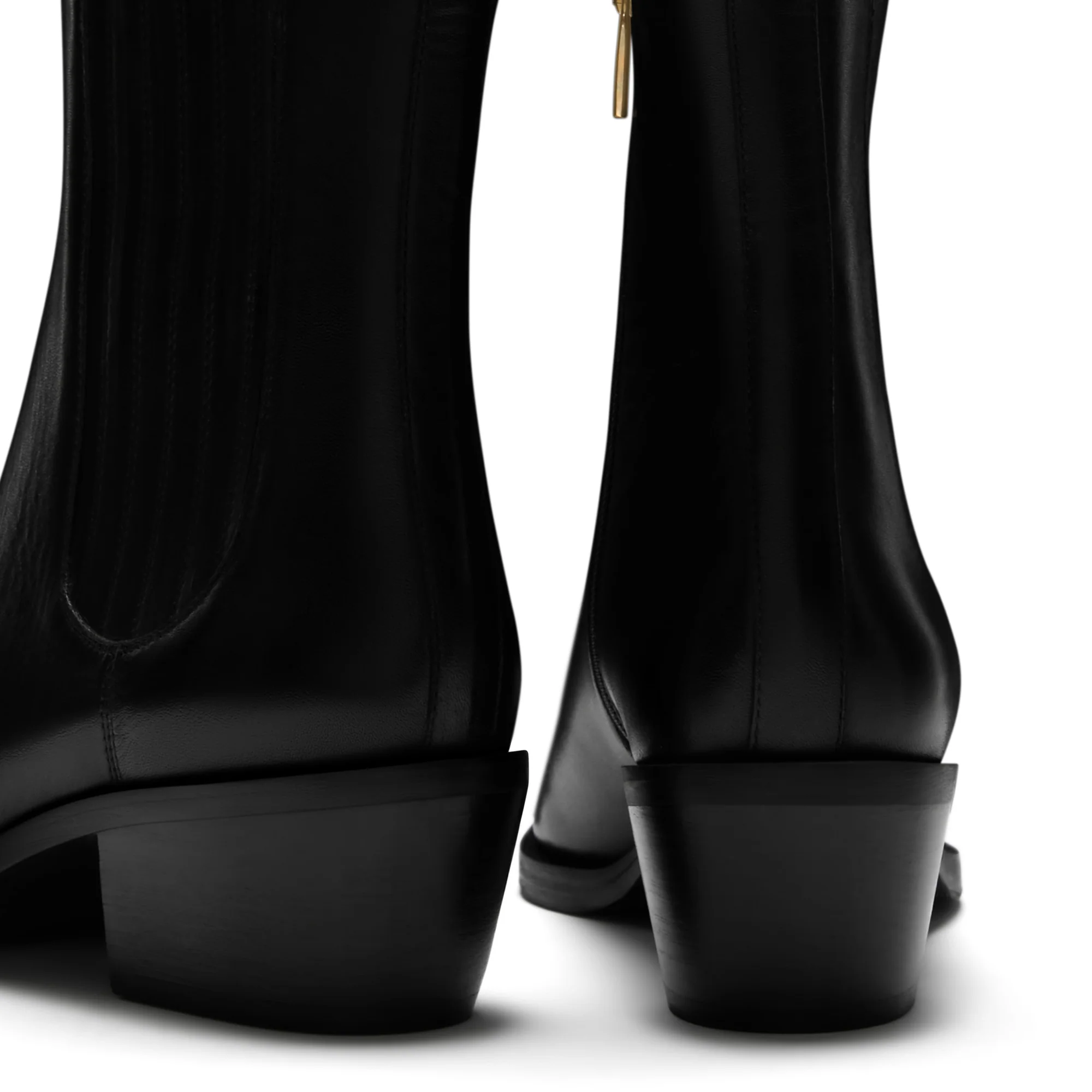 Vendôme Amandine black calfskin leather boots - Image 8
