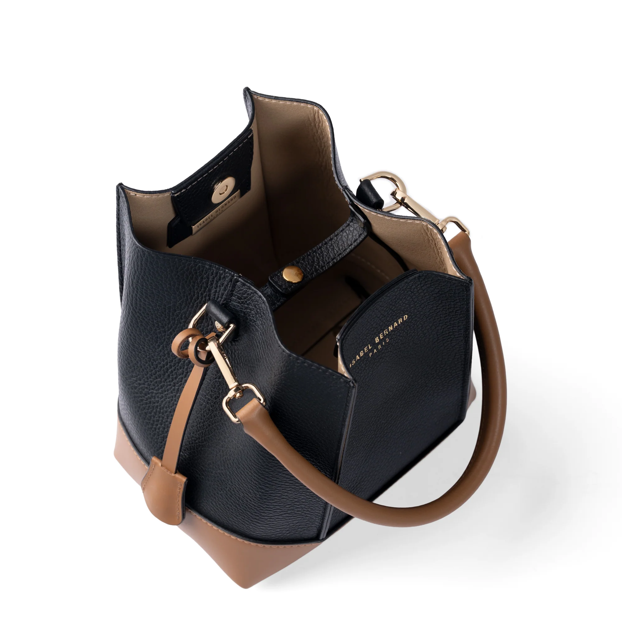 Femme Forte Minette black calfskin leather handbag - Image 9