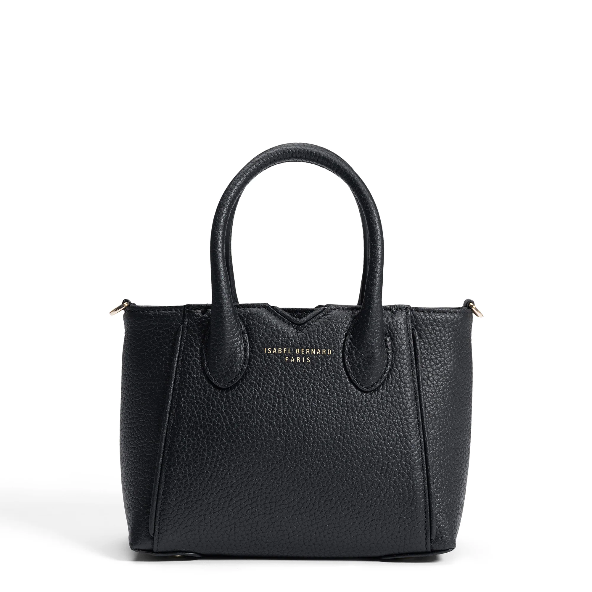 Honoré Cloe Mini black calfskin leather handbag