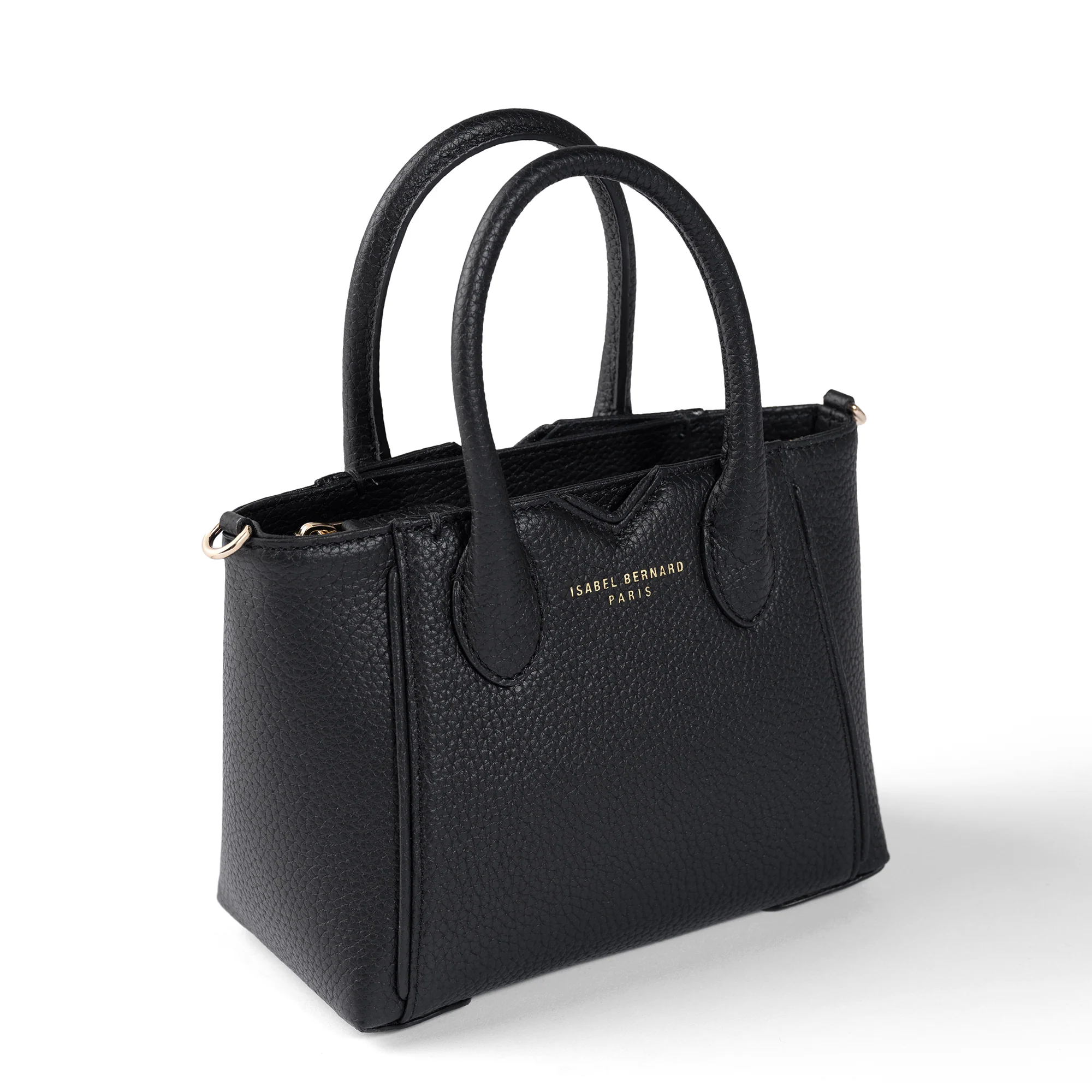 Honoré Cloe Mini black calfskin leather handbag - Image 8