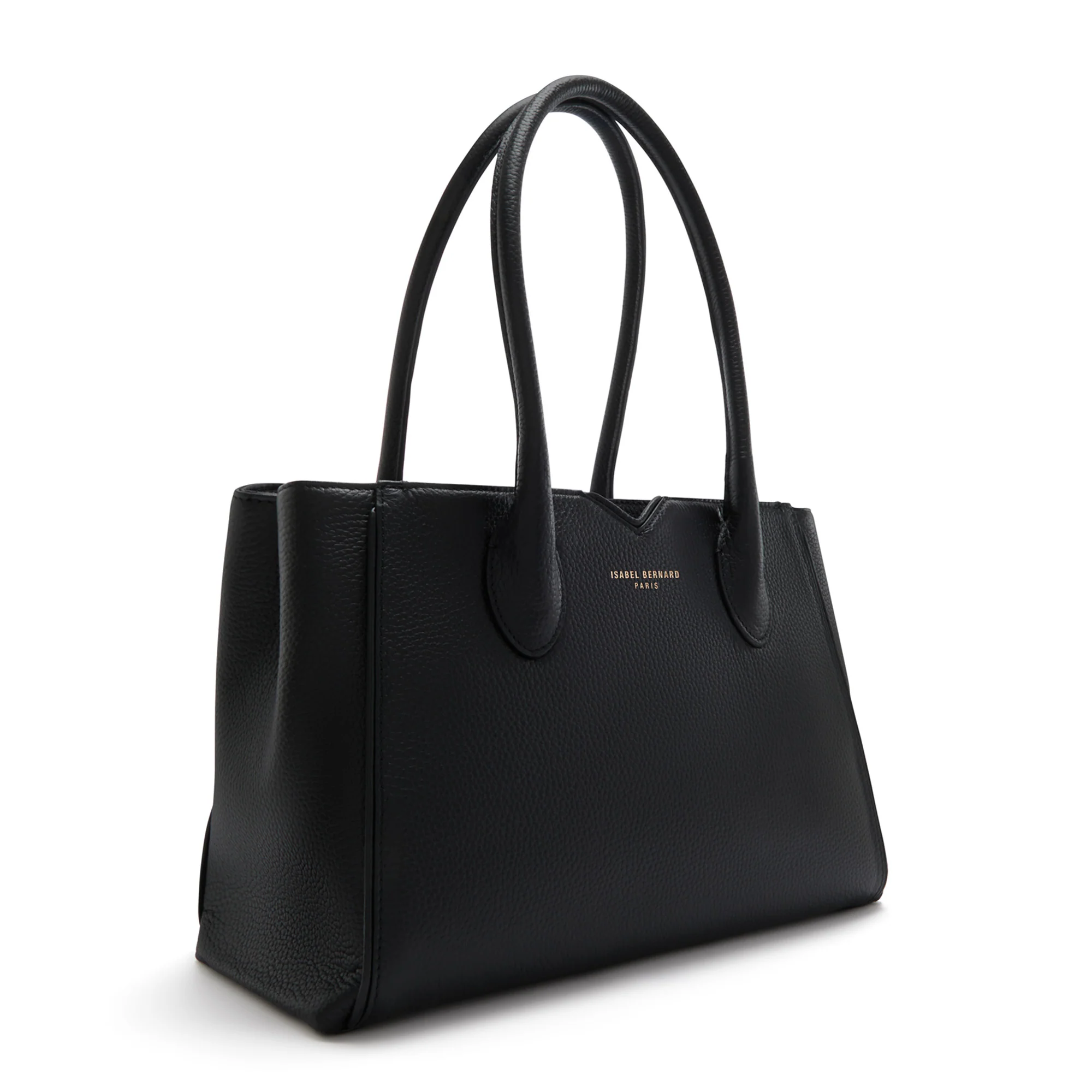 Honoré Cloe Midi black calfskin leather handbag - Image 5