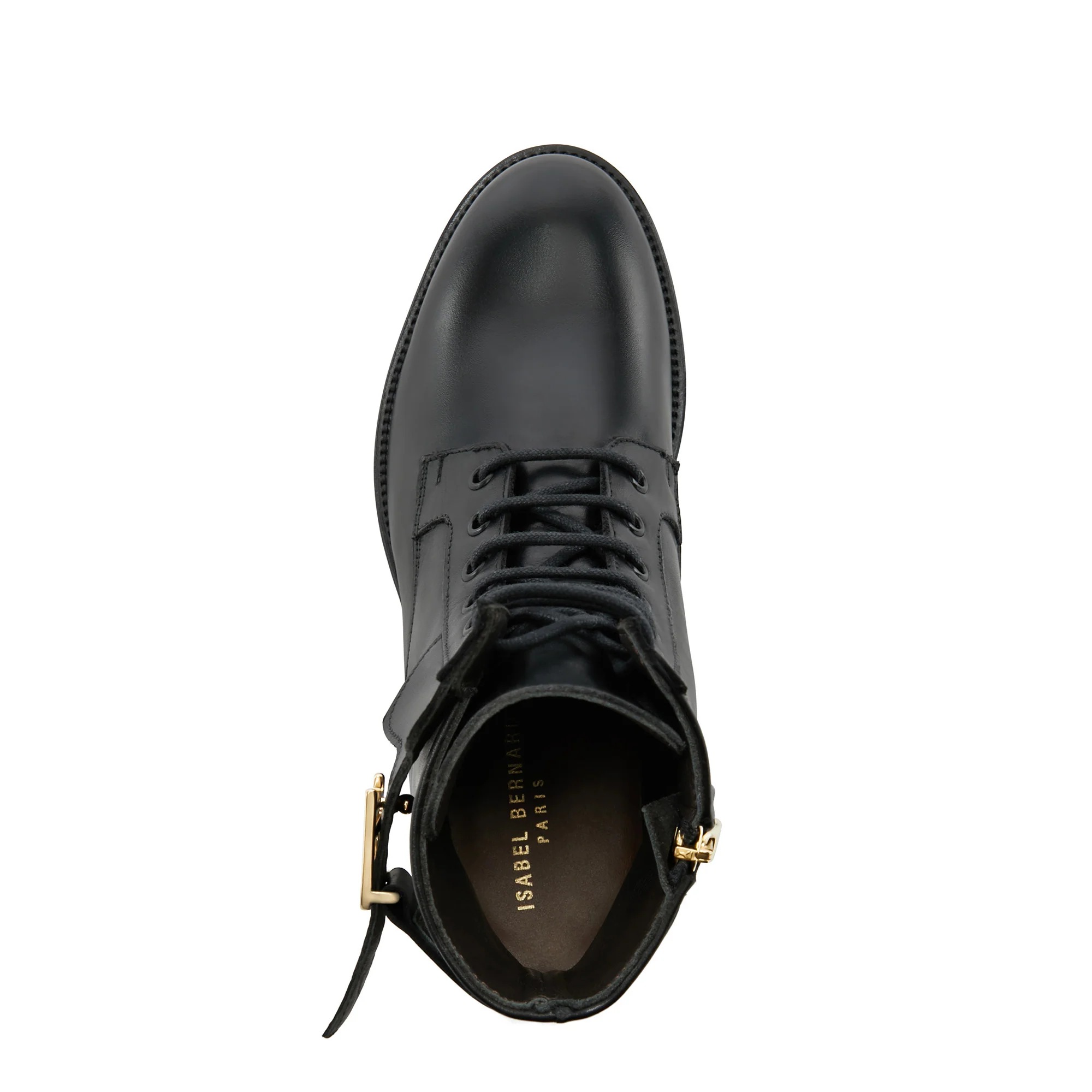 Vendôme Ellen black calfskin leather lace up boots - Image 9