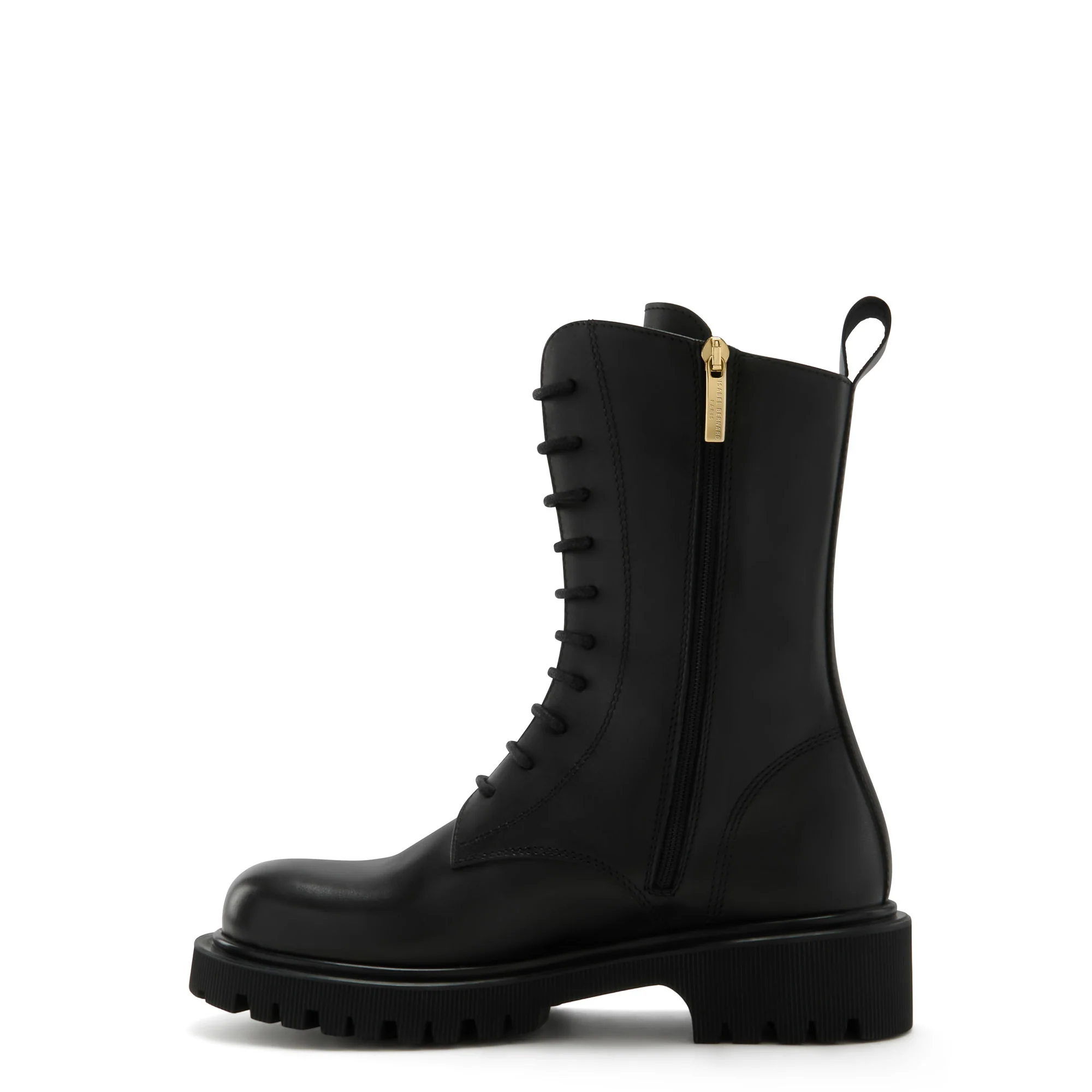 Vendôme Myrthe black calfskin leather lace up boots - Image 4