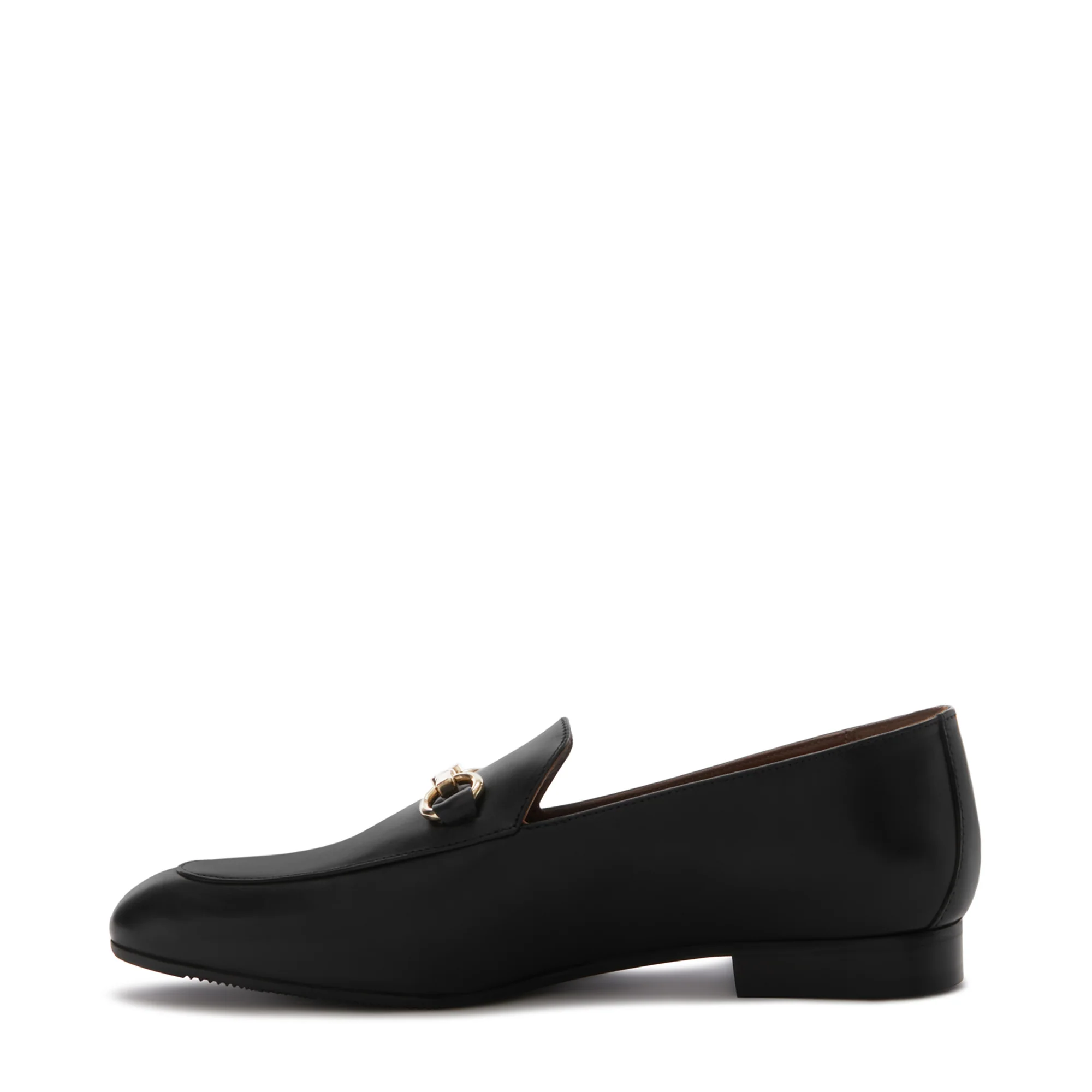 Vendôme Fleur black calfskin leather loafers - Image 4