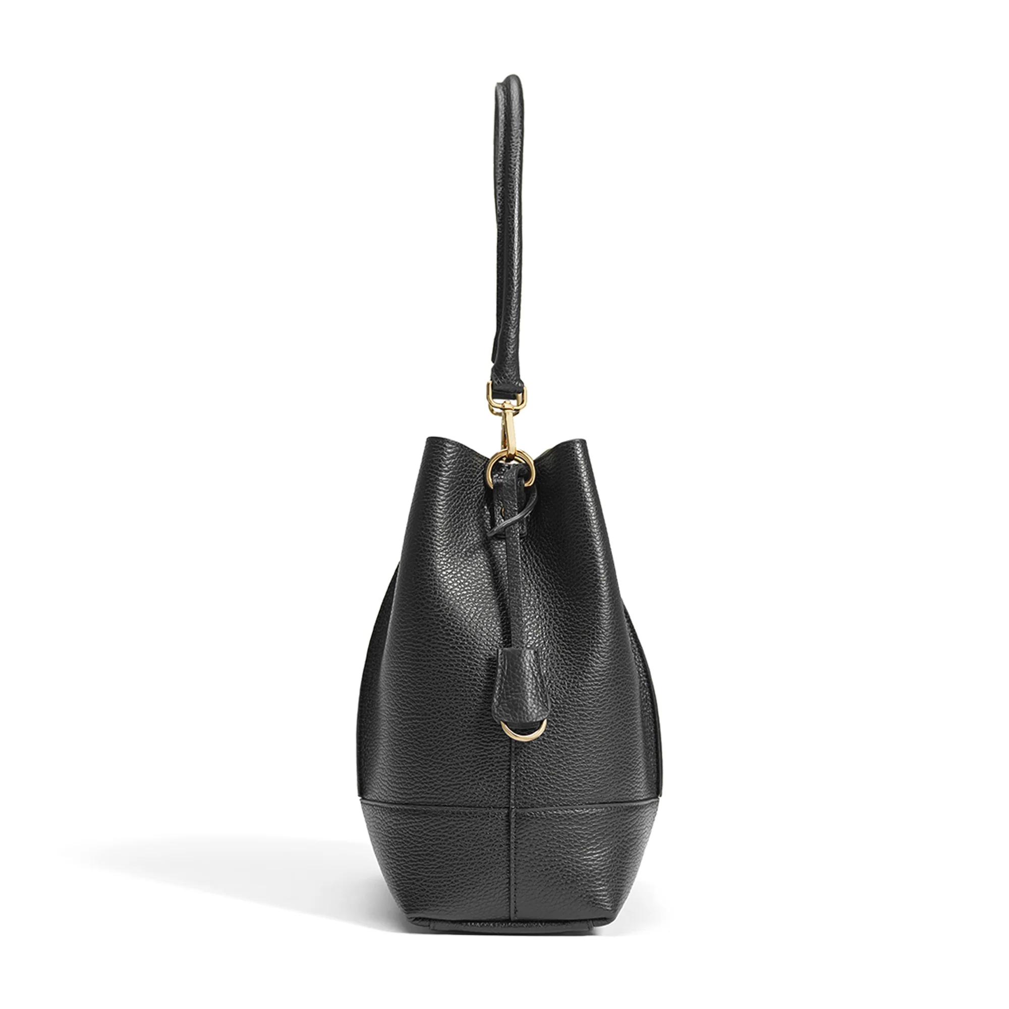 Femme Forte Macie black calfskin leather shoulder bag - Image 4