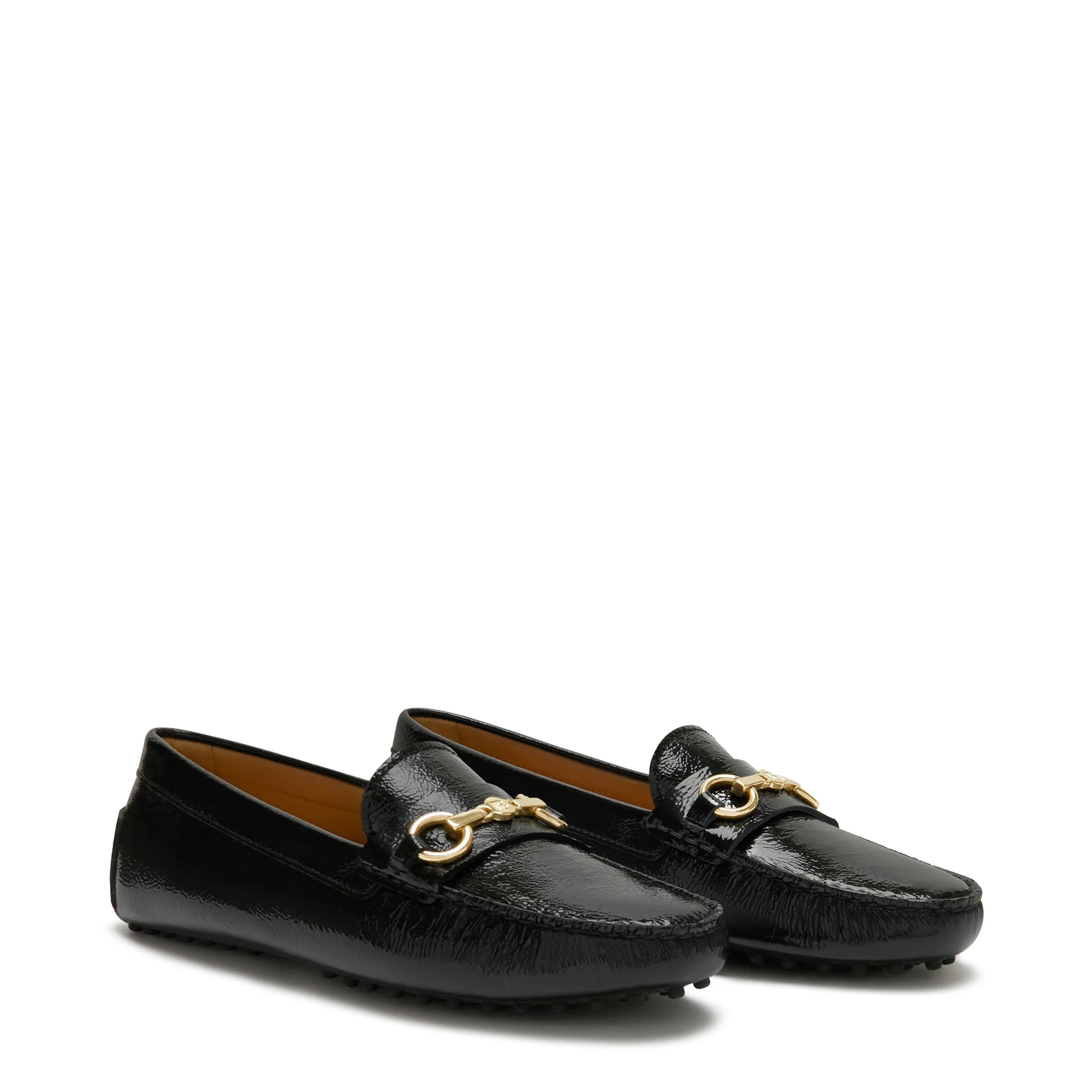Vendôme Marie black calfskin patent leather moccasins - Image 5