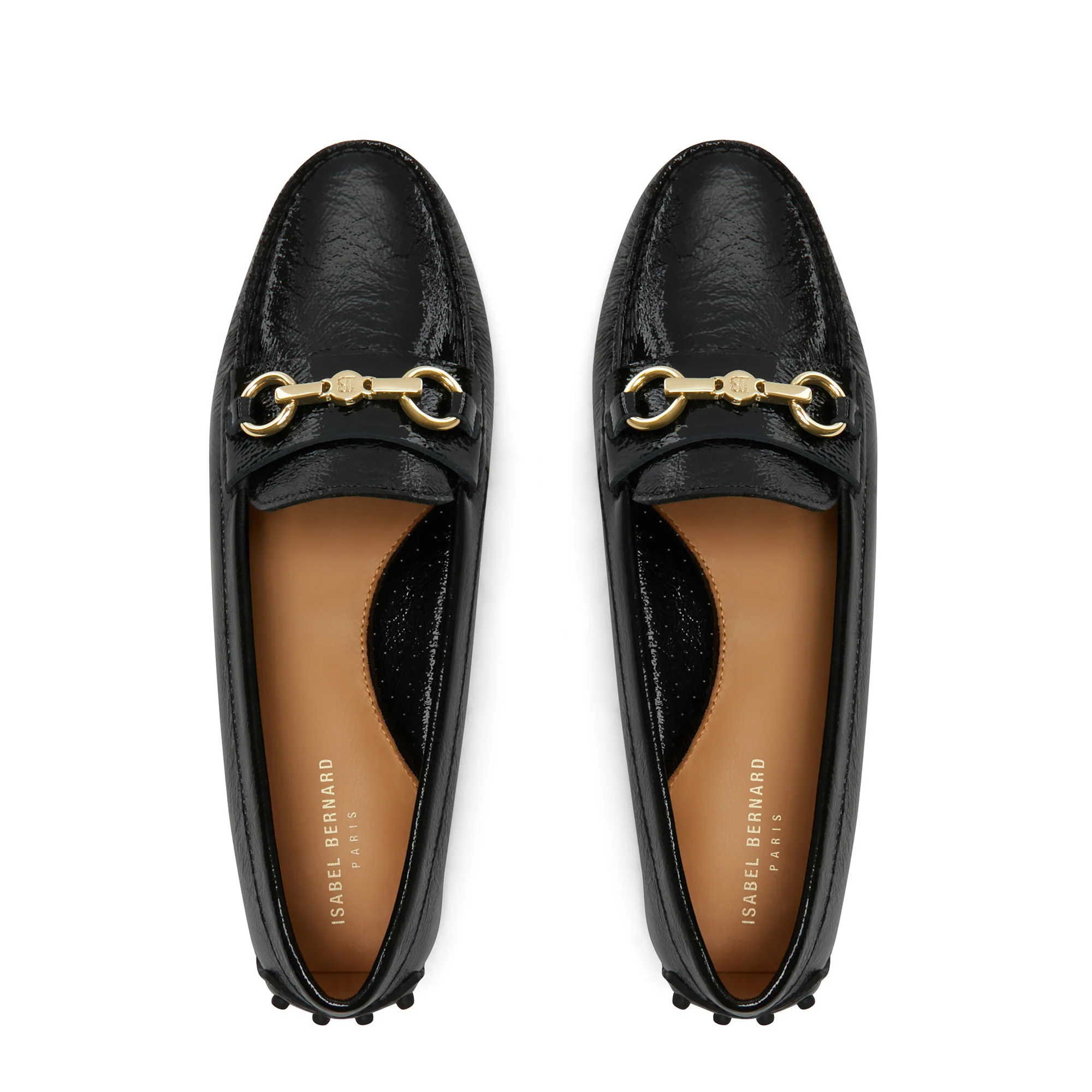 Vendôme Marie black calfskin patent leather moccasins - Image 8