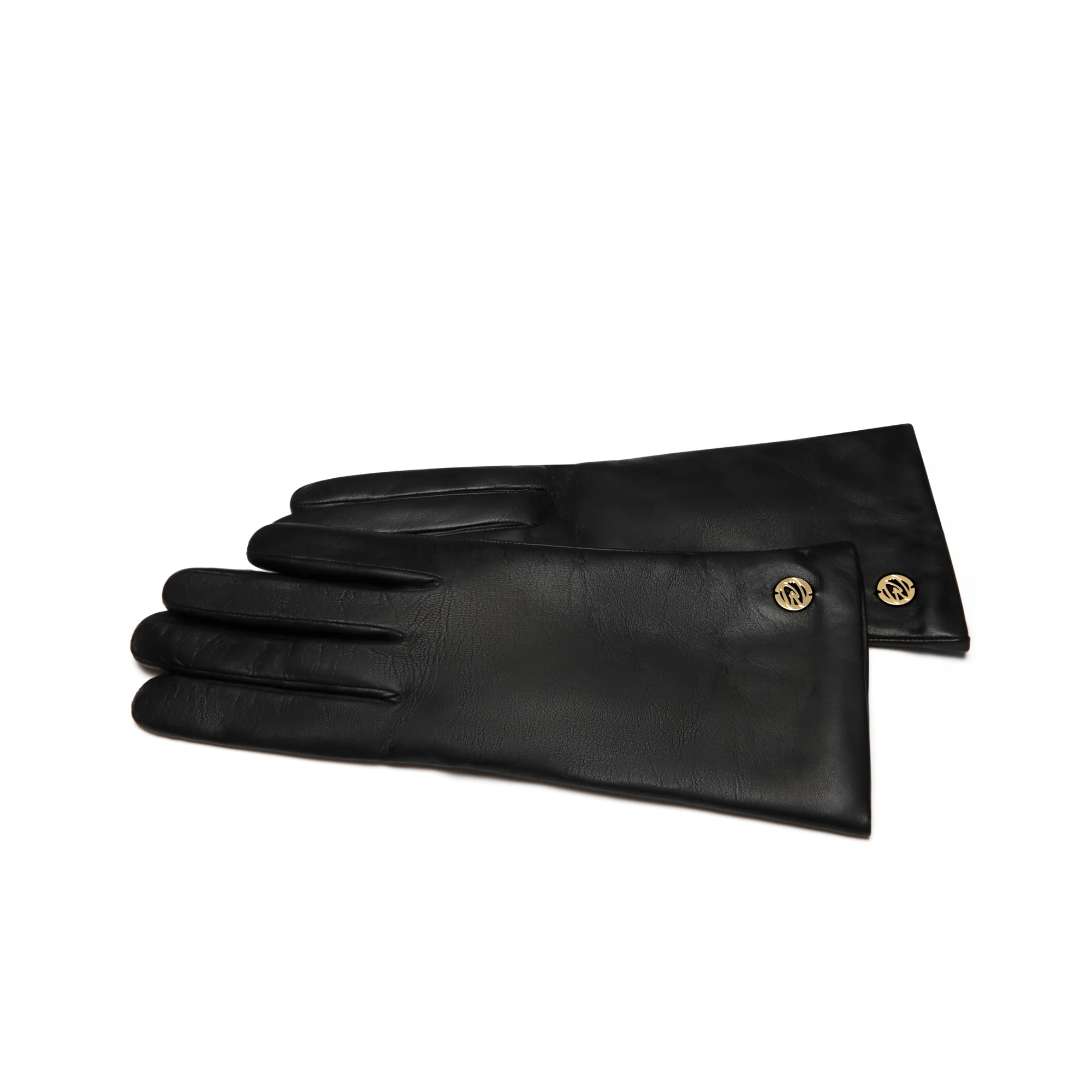 Honoré Eleanor black goatskin leather gloves - Image 6