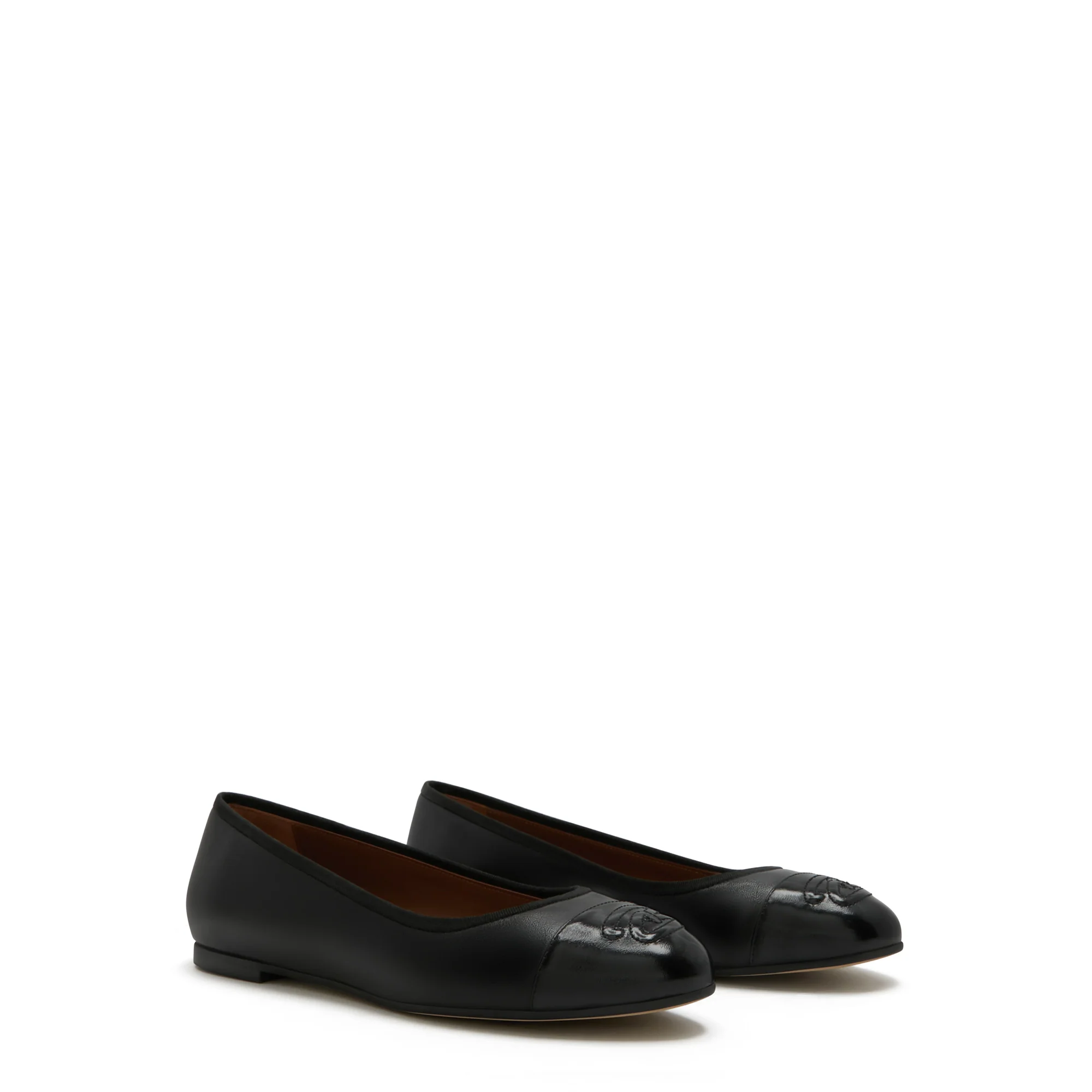 Vendôme Ynes black calfskin leather ballerinas - Image 4