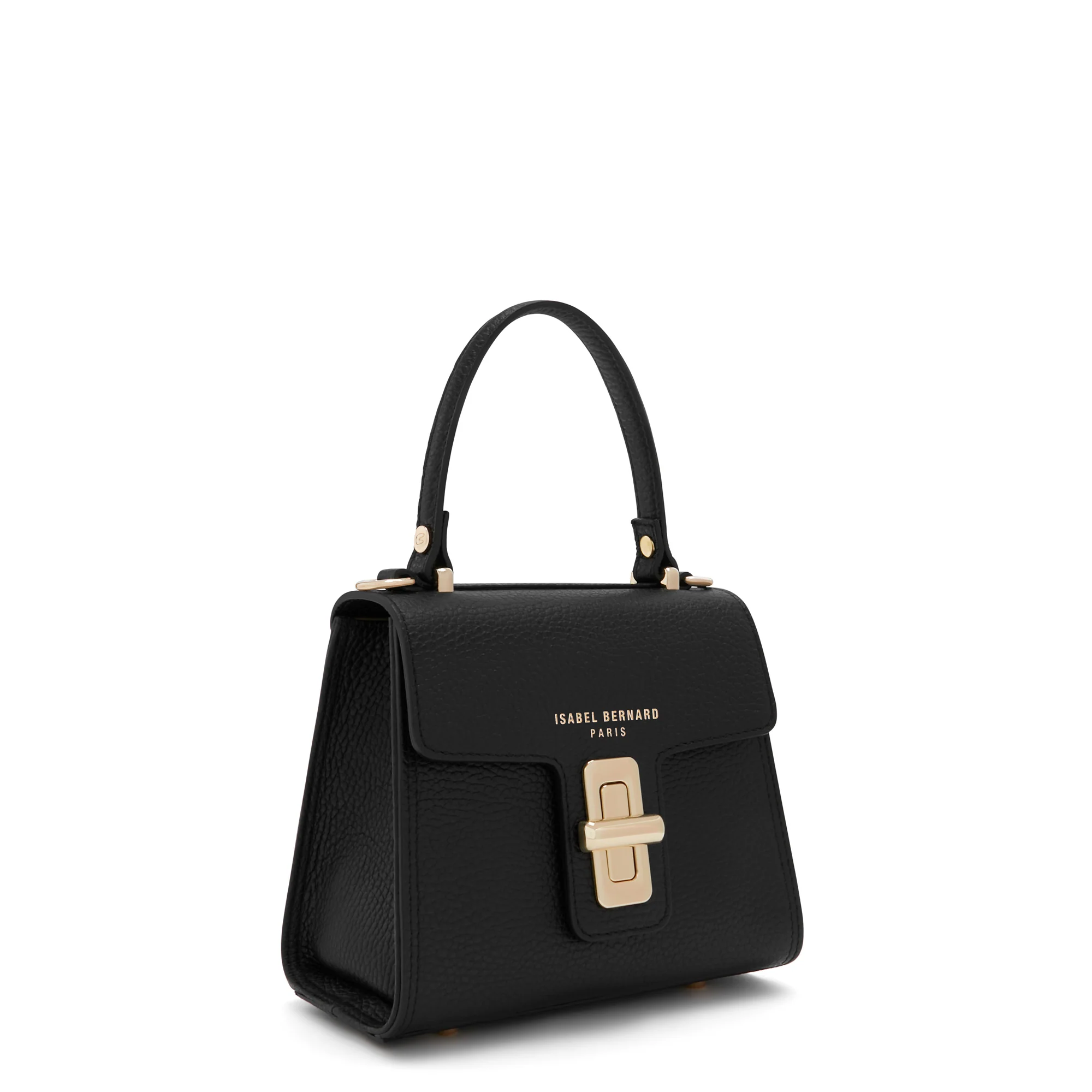 Femme Forte Simone Mini black leather handbag calfskin leather - Image 4