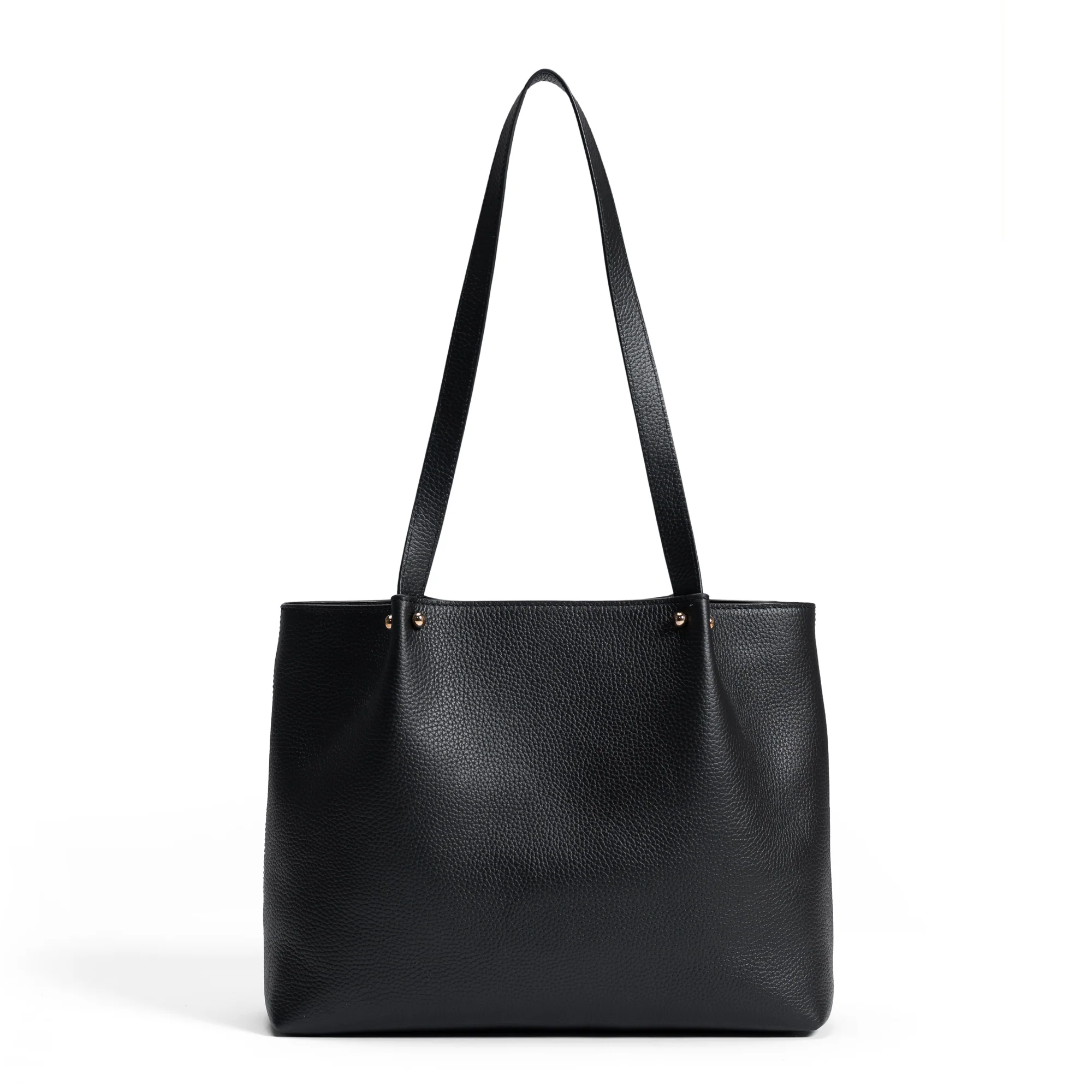Honoré Nata black leather shopper calfskin leather - Image 6