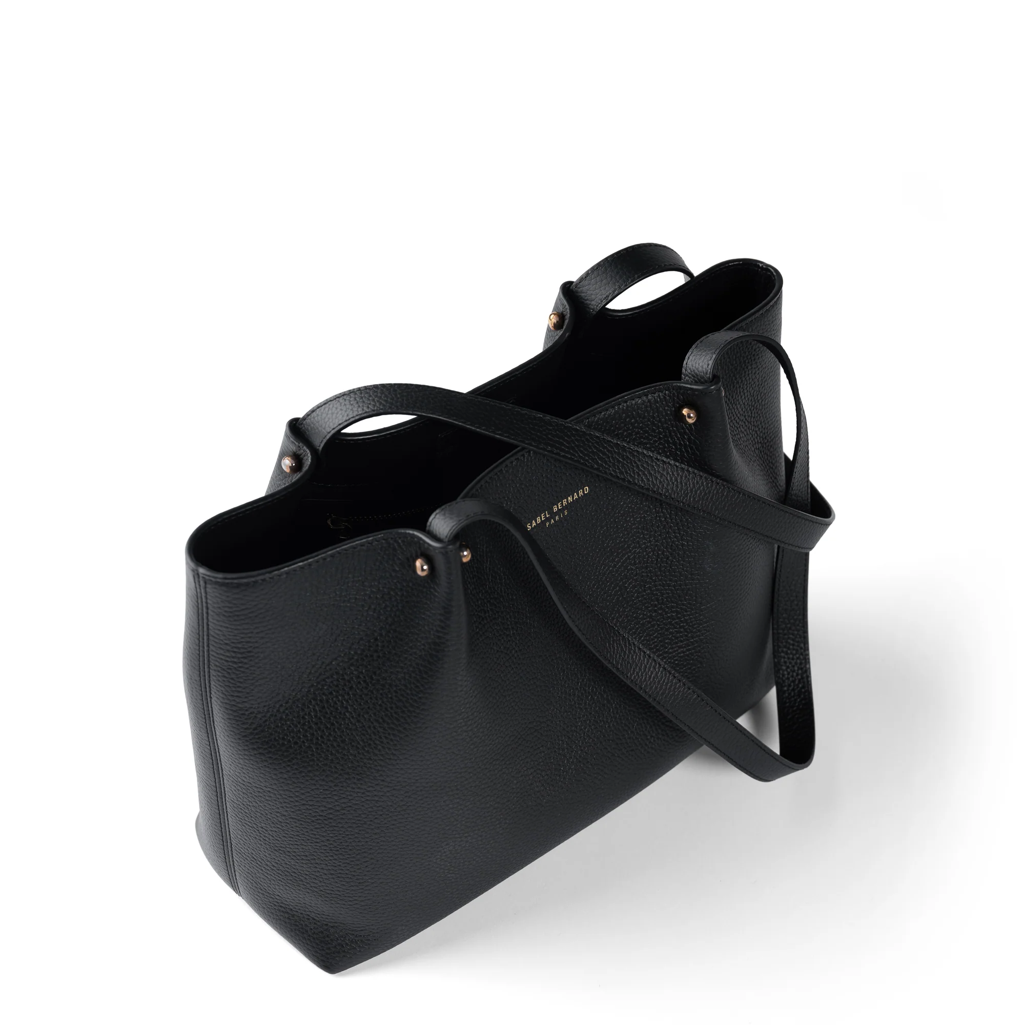 Honoré Nata black leather shopper calfskin leather - Image 9