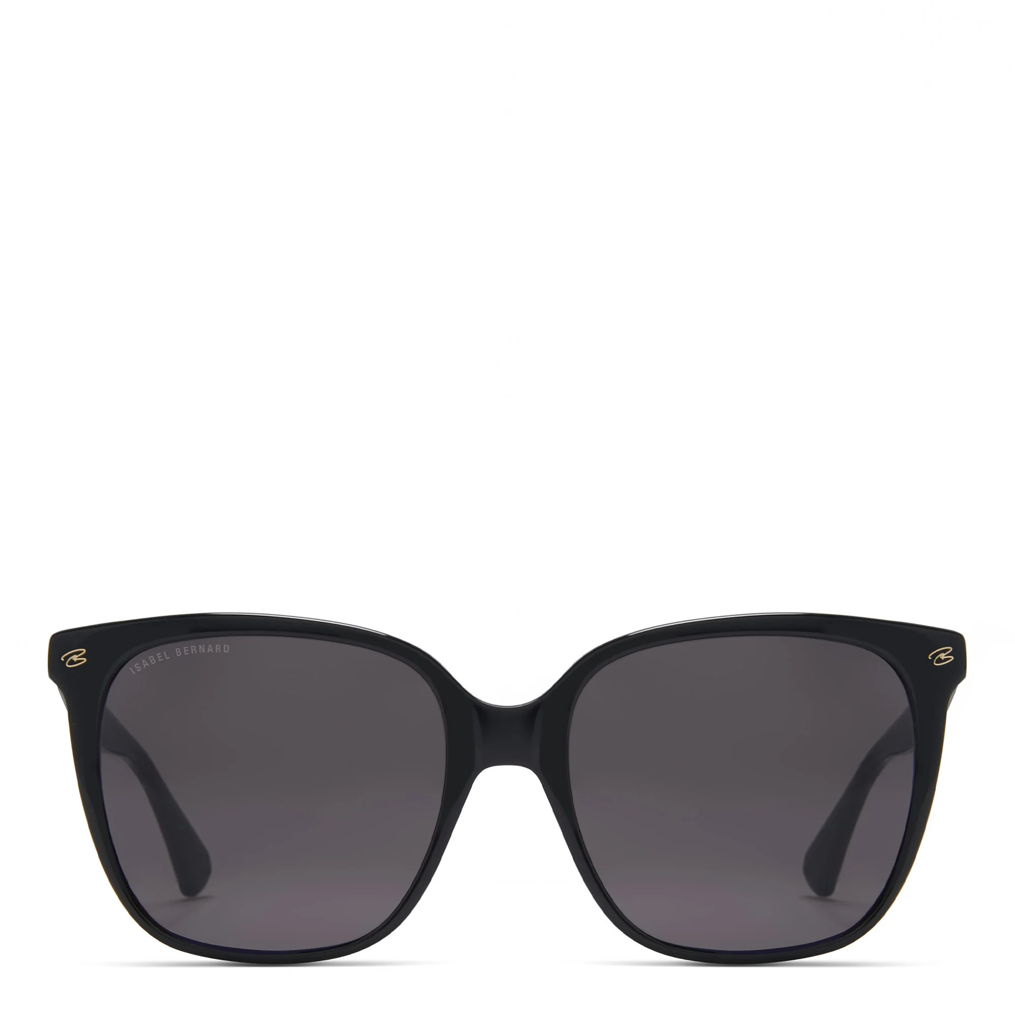 La Villette Raison black square sunglasses with black lenses - Image 4