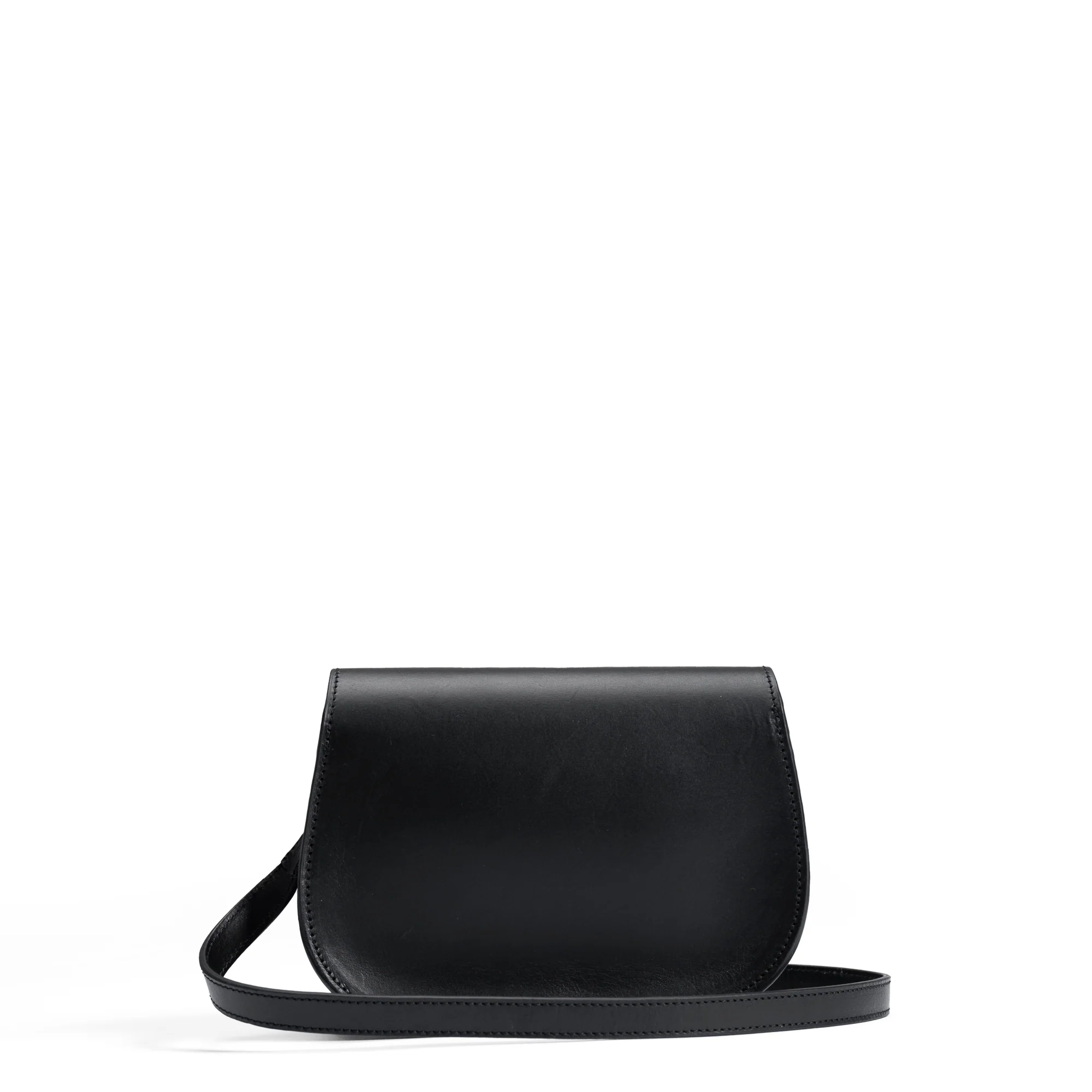 Montmartre Manon black vegetable tanned leather crossbody bag - Image 5