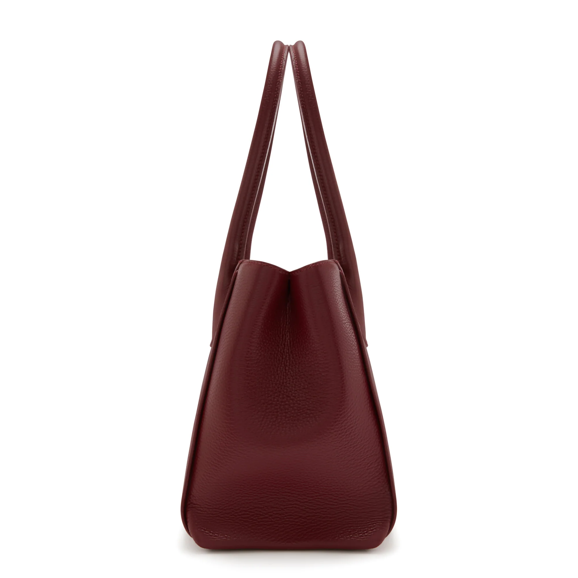 Honoré Cloe Midi bordeaux red calfskin leather handbag - Image 5