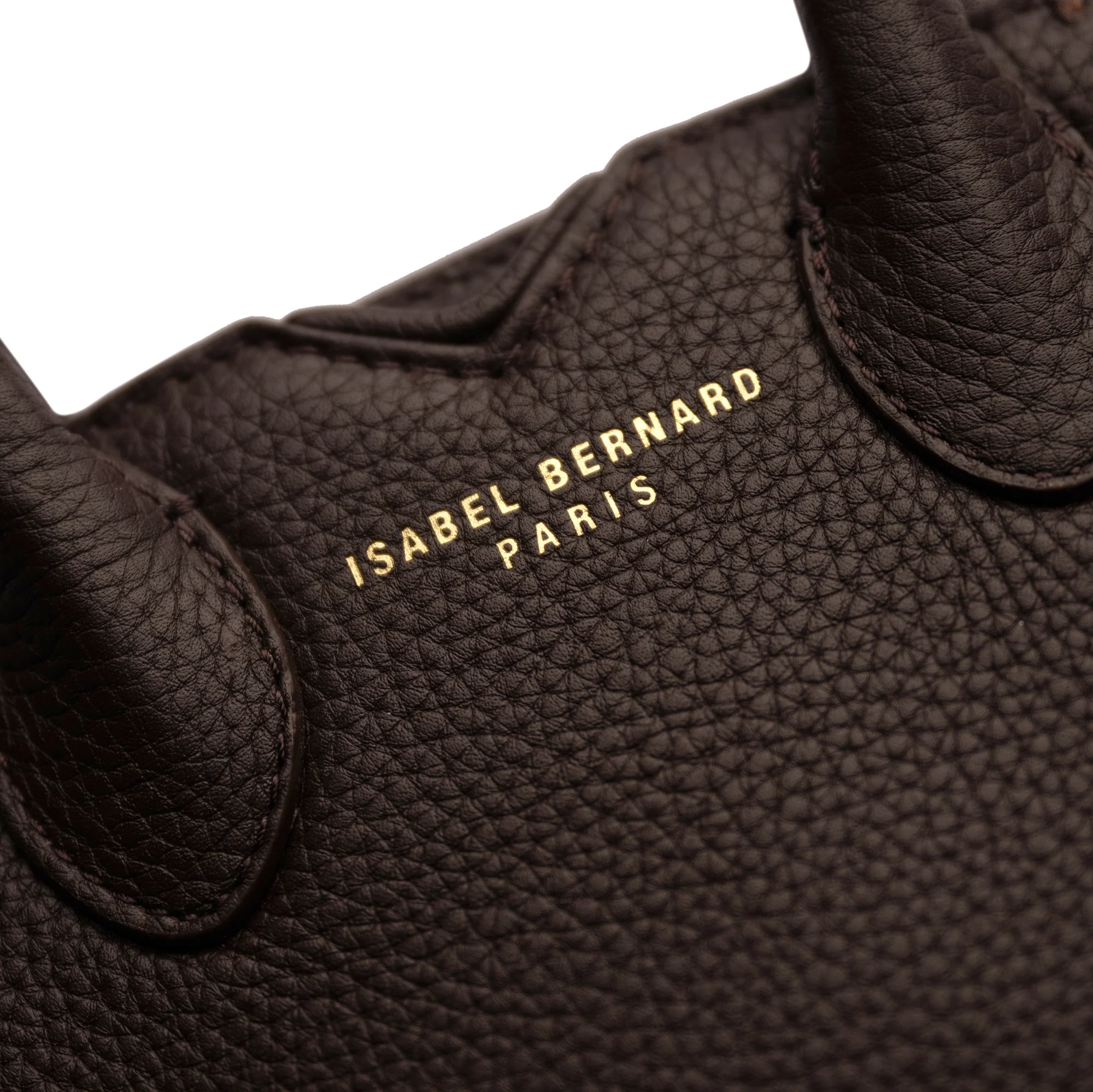 Honoré Cloe Mini brown calfskin leather handbag - Image 6