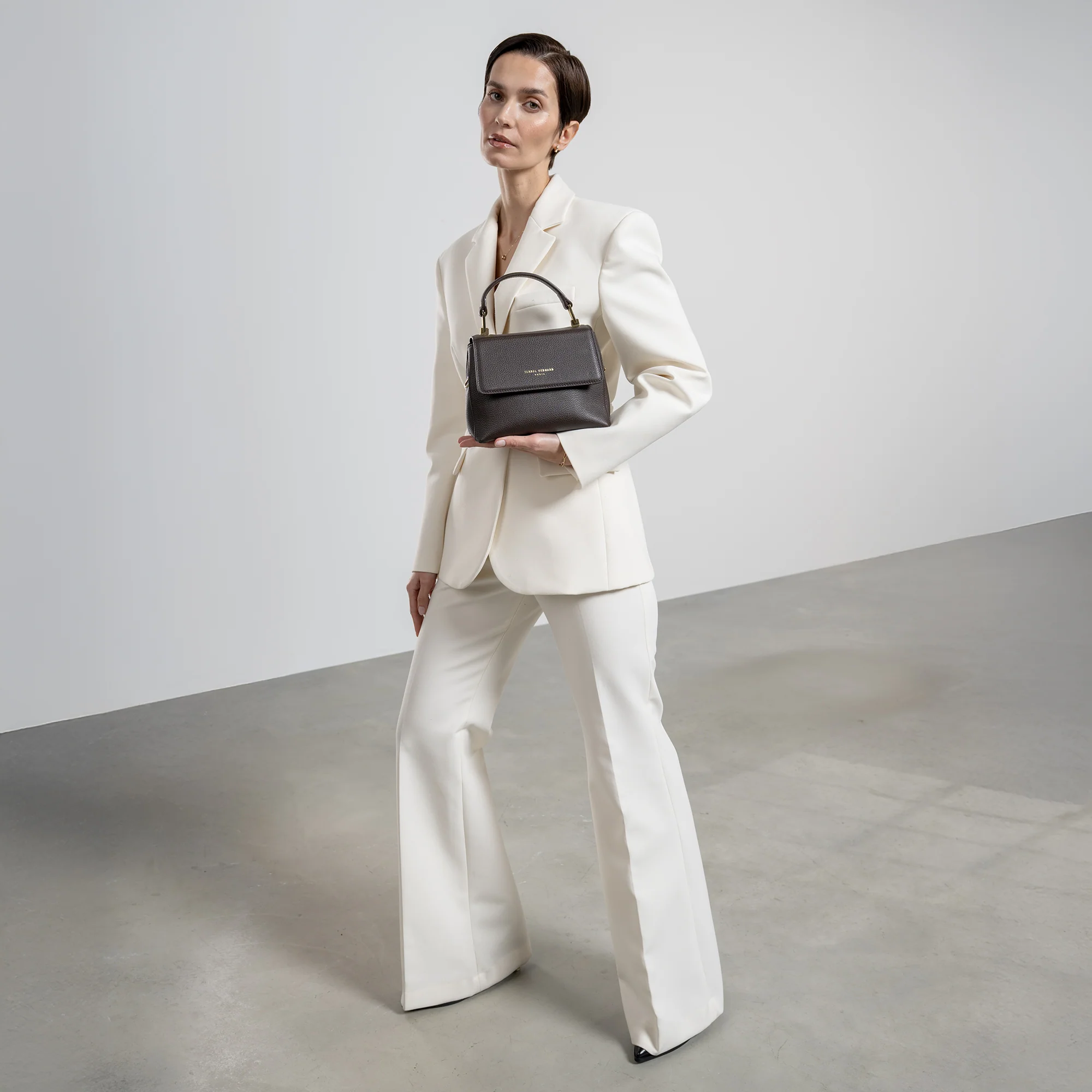 Femme Forte Heline brown calfskin leather handbag - Image 4