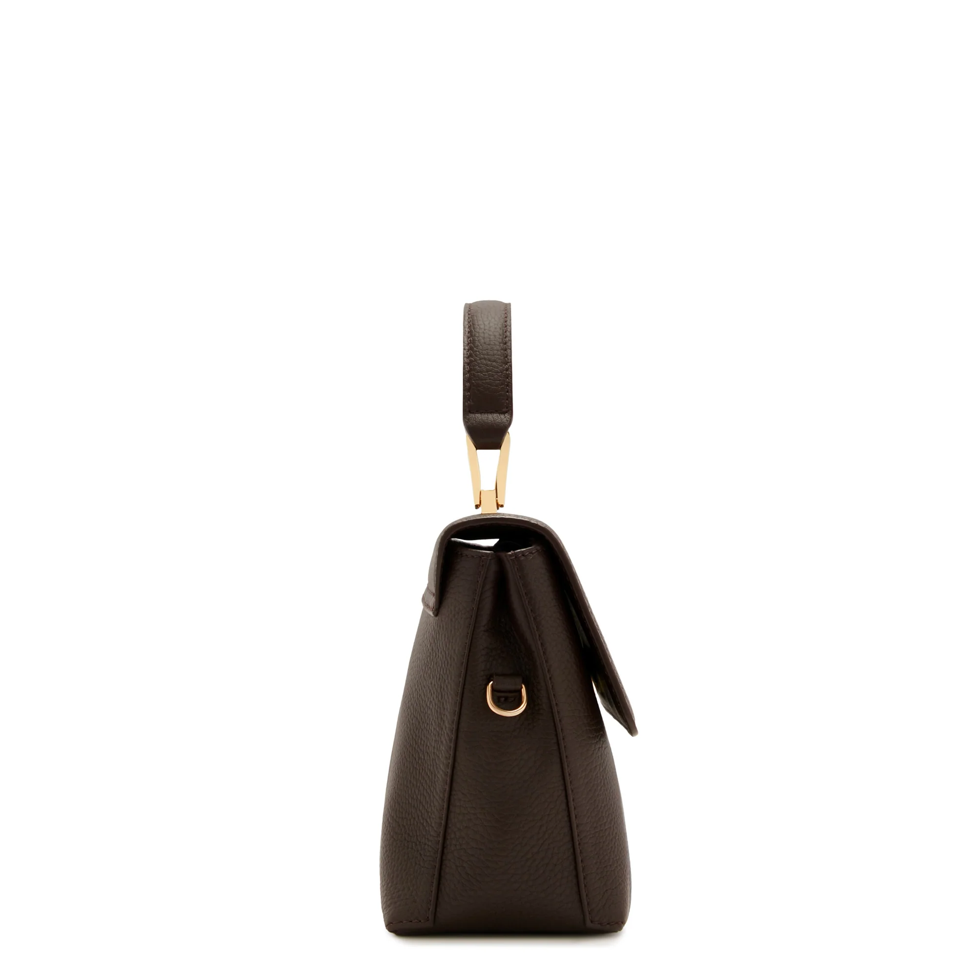 Femme Forte Heline brown calfskin leather handbag - Image 7