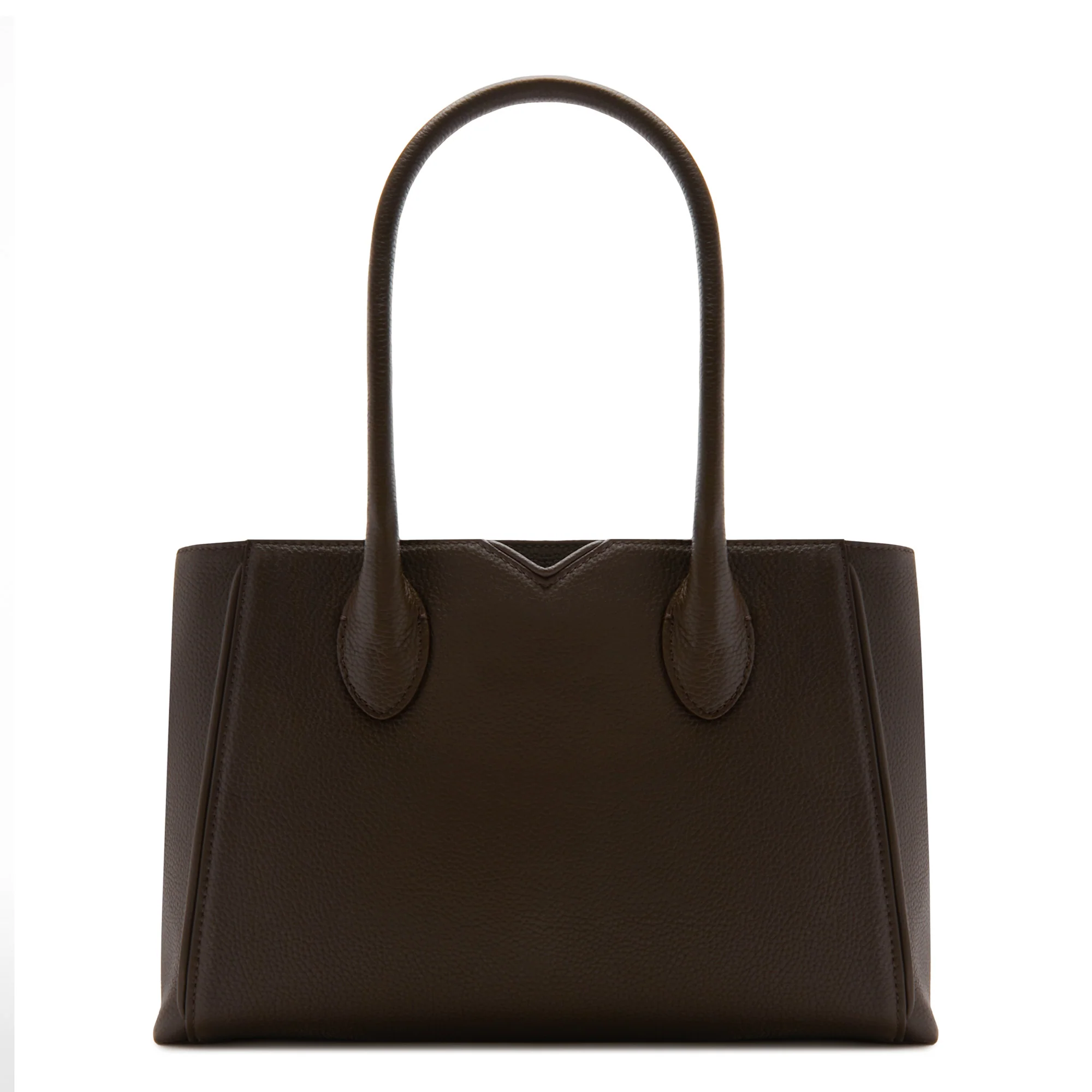 Honoré Cloe Midi brown calfskin leather handbag - Image 5