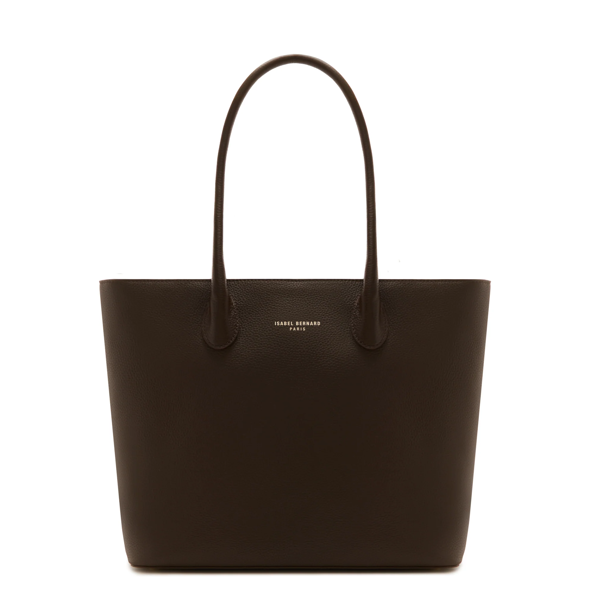 Honoré Lysanne brown calfskin leather shopper