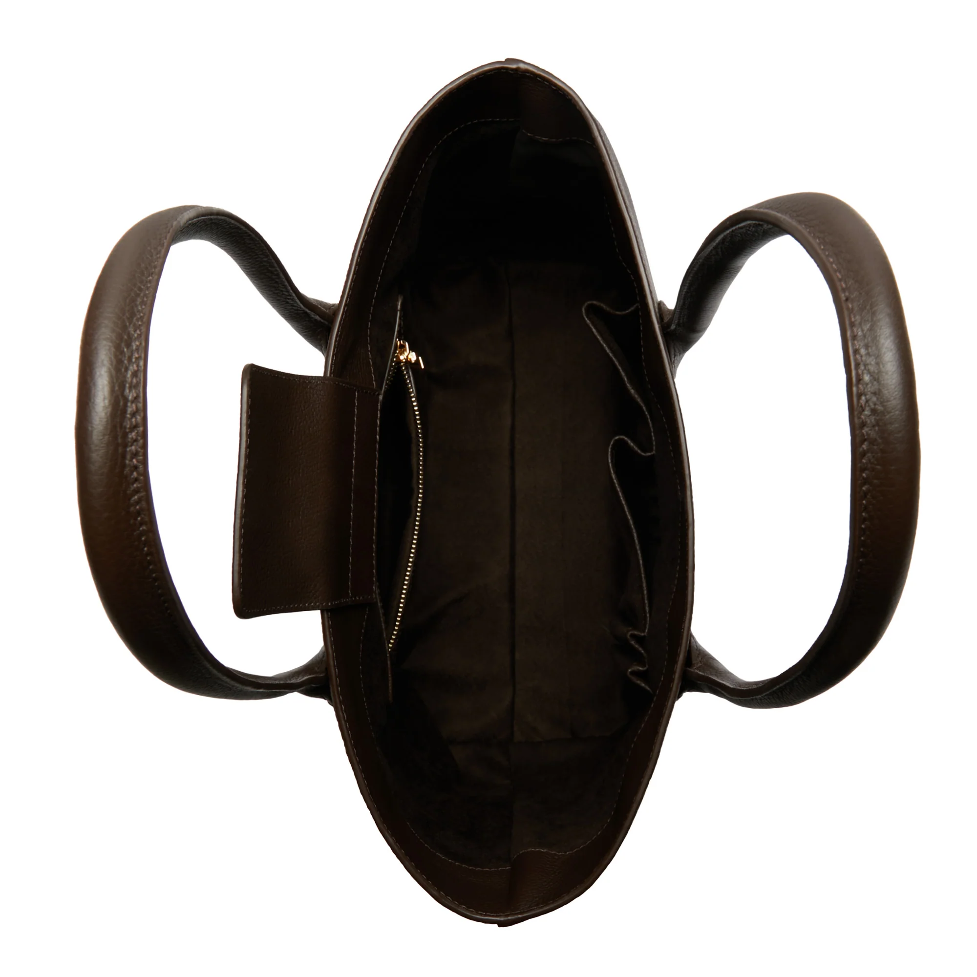 Honoré Lysanne brown calfskin leather shopper - Image 6
