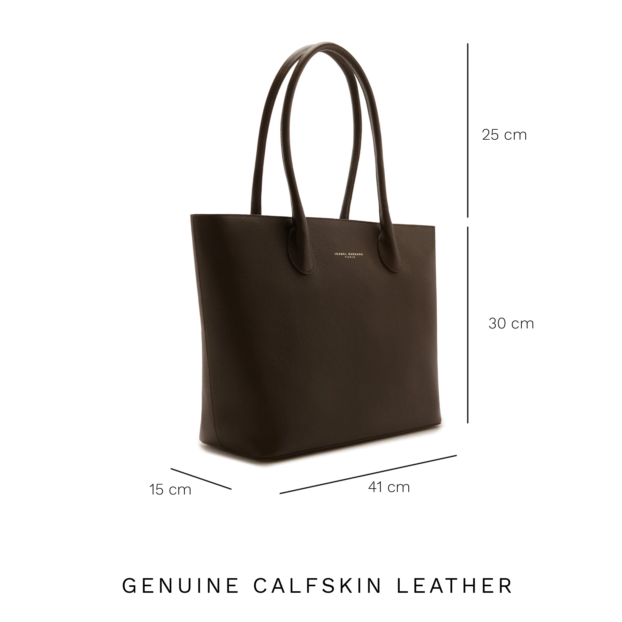 Honoré Lysanne brown calfskin leather shopper - Image 7