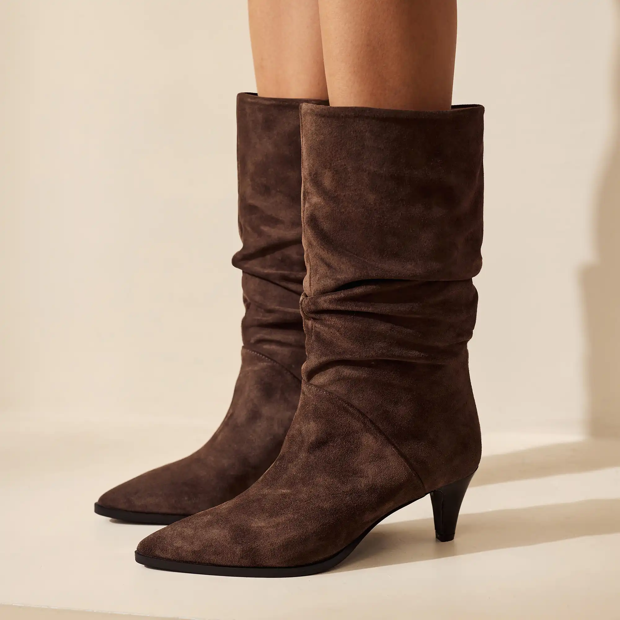 Vendôme Margot brown suede boots - Image 2