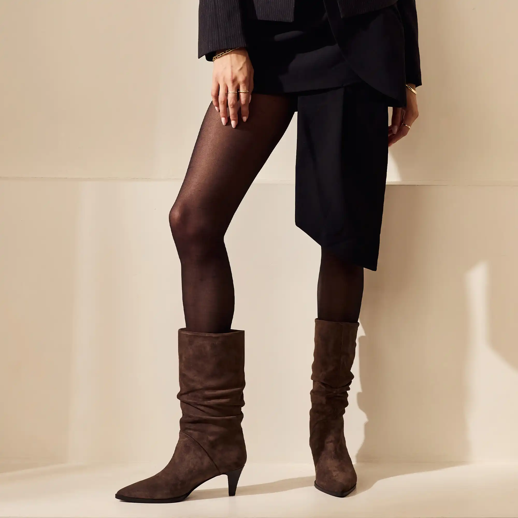 Vendôme Margot brown suede boots - Image 3