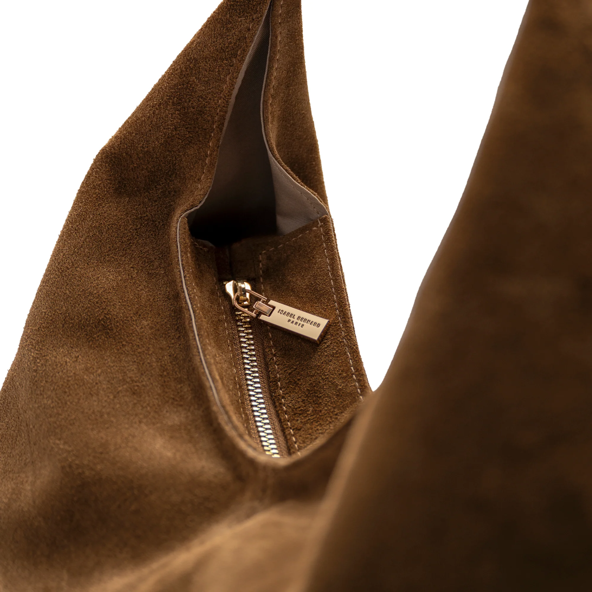 Honoré Grace brown suede shoulder bag - Image 6