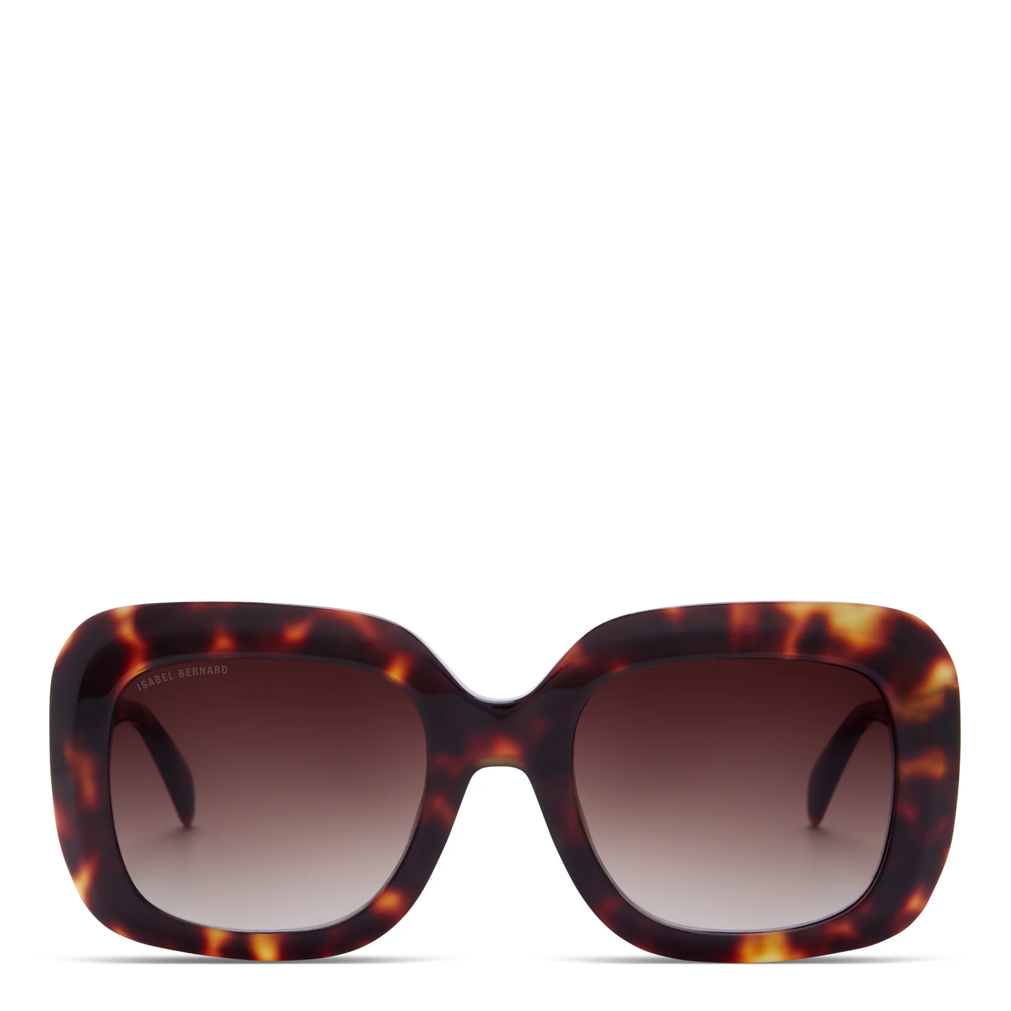 La Villette Rive brown tortoise square sunglasses with brown lenses - Image 4