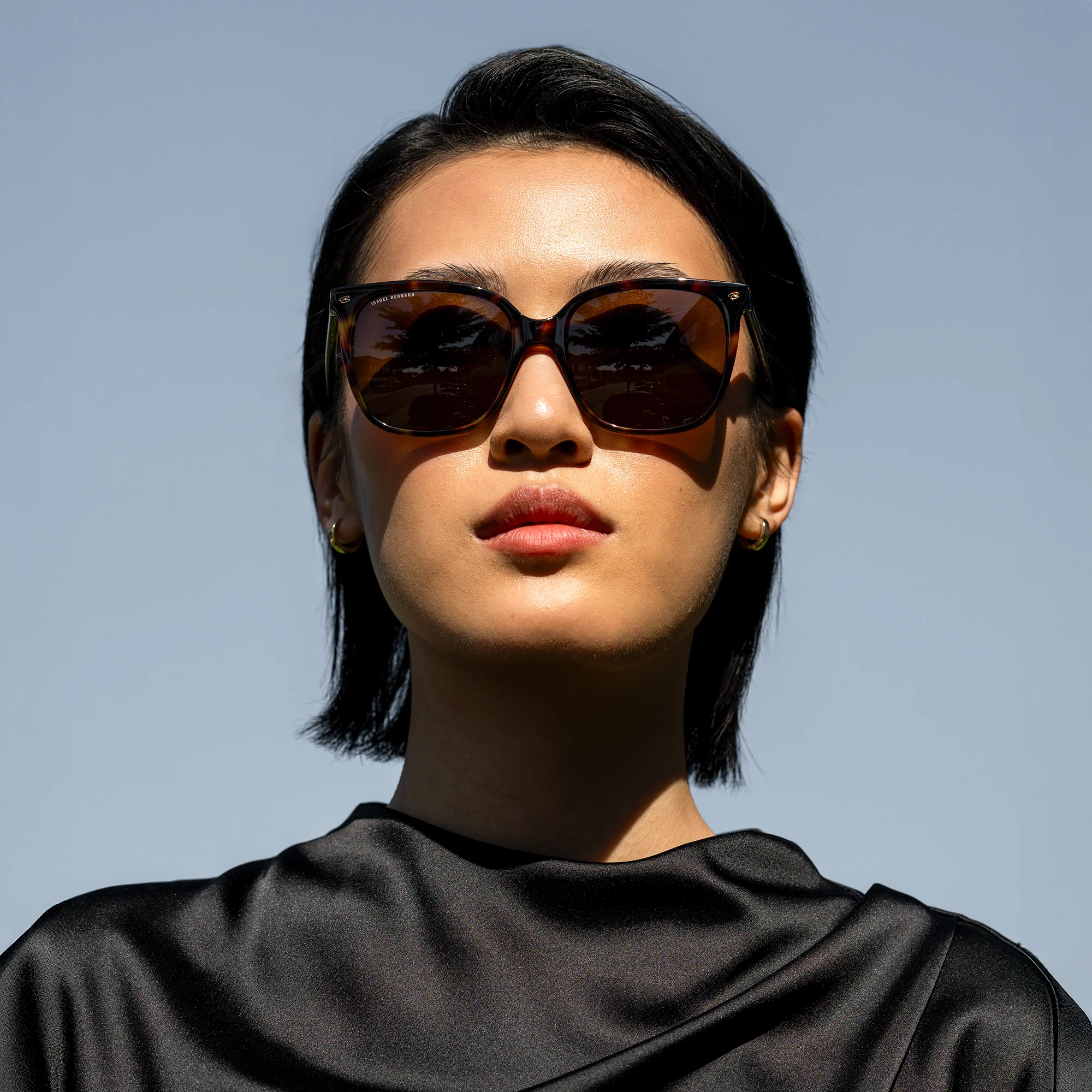 La Villette Raison brown tortoise square sunglasses with brown lenses - Image 3