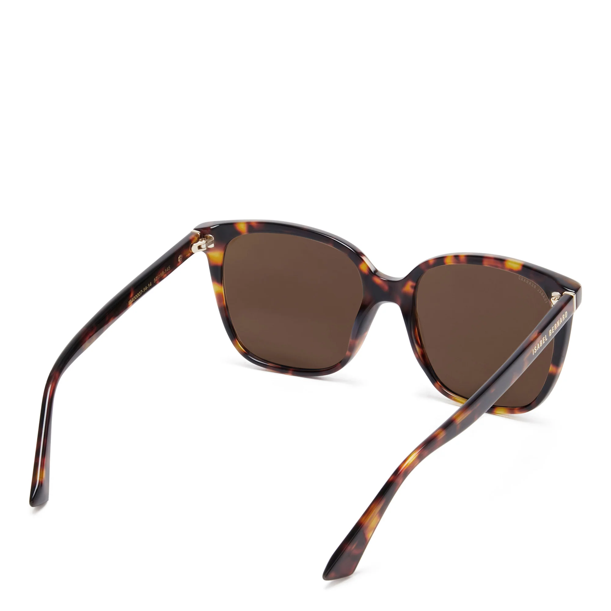 La Villette Raison brown tortoise square sunglasses with brown lenses - Image 6
