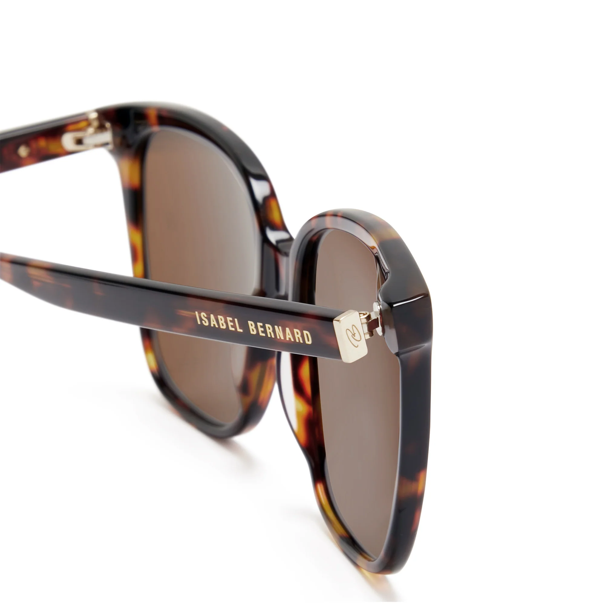 La Villette Raison brown tortoise square sunglasses with brown lenses - Image 7
