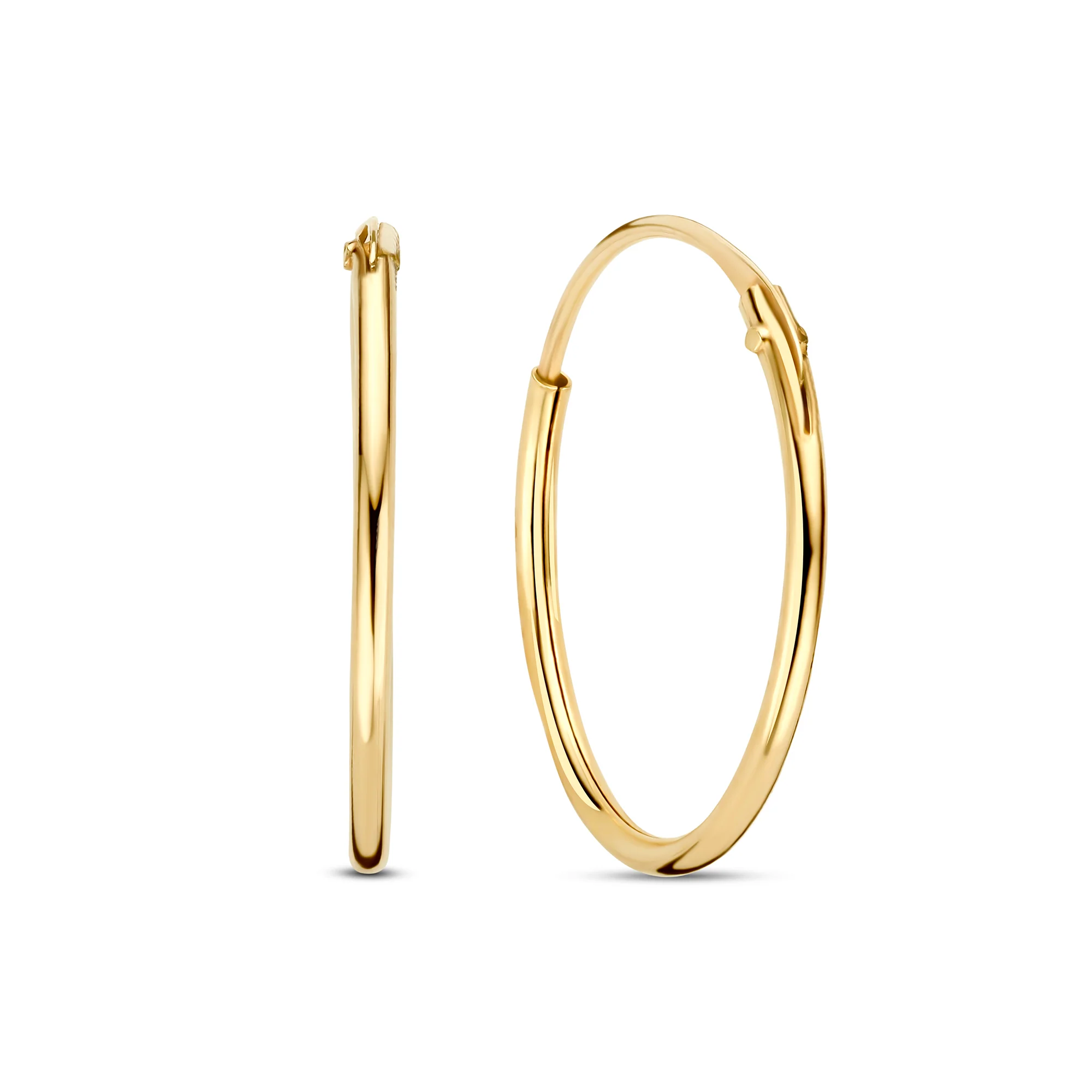 Cadeau d'Isabel 14 karat gold earrings set with pearls - Image 3