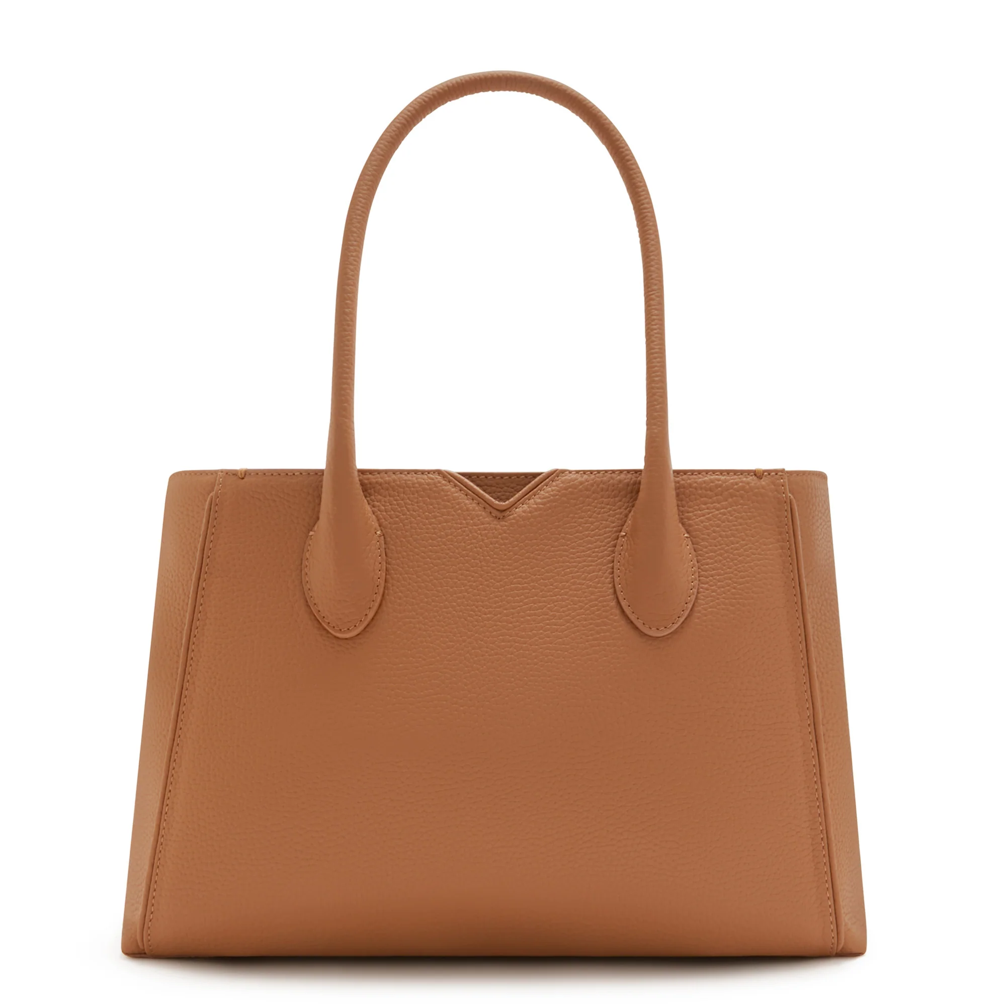 Honoré Cloe Midi camel calfskin leather handbag - Image 6