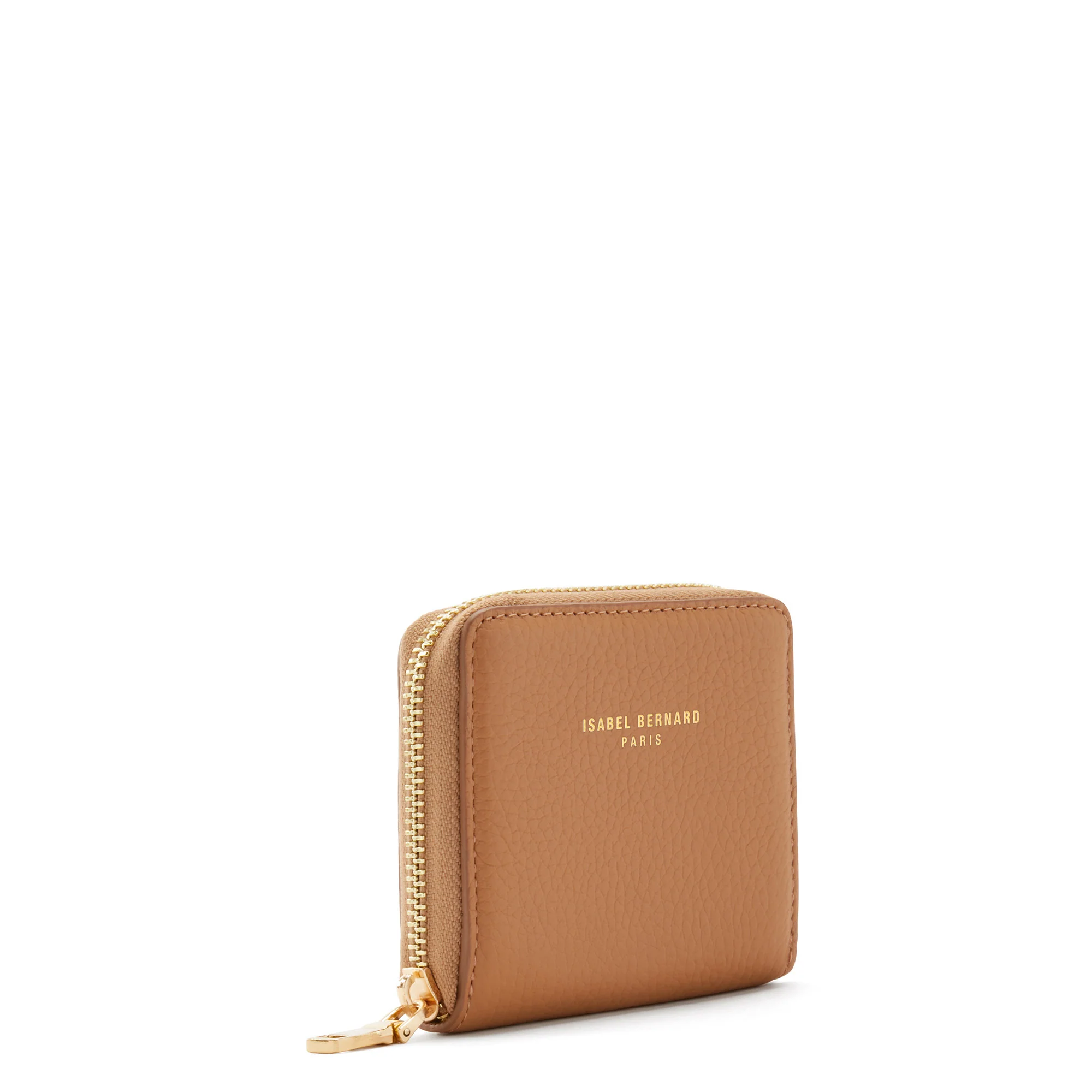 Honoré Jules camel calfskin leather zipper wallet - Image 4