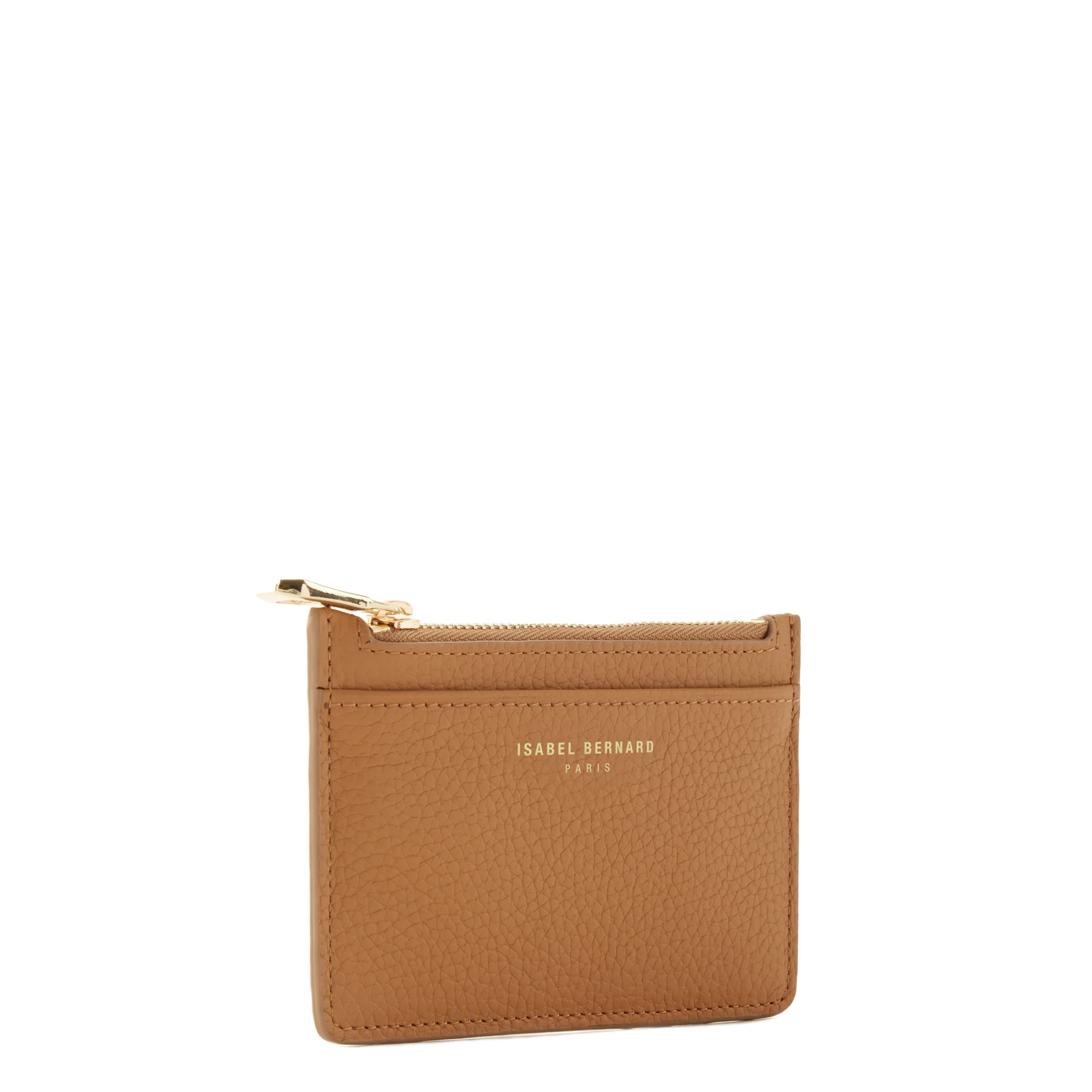 Honoré Aveline camel calfskin leather card holder - Image 5
